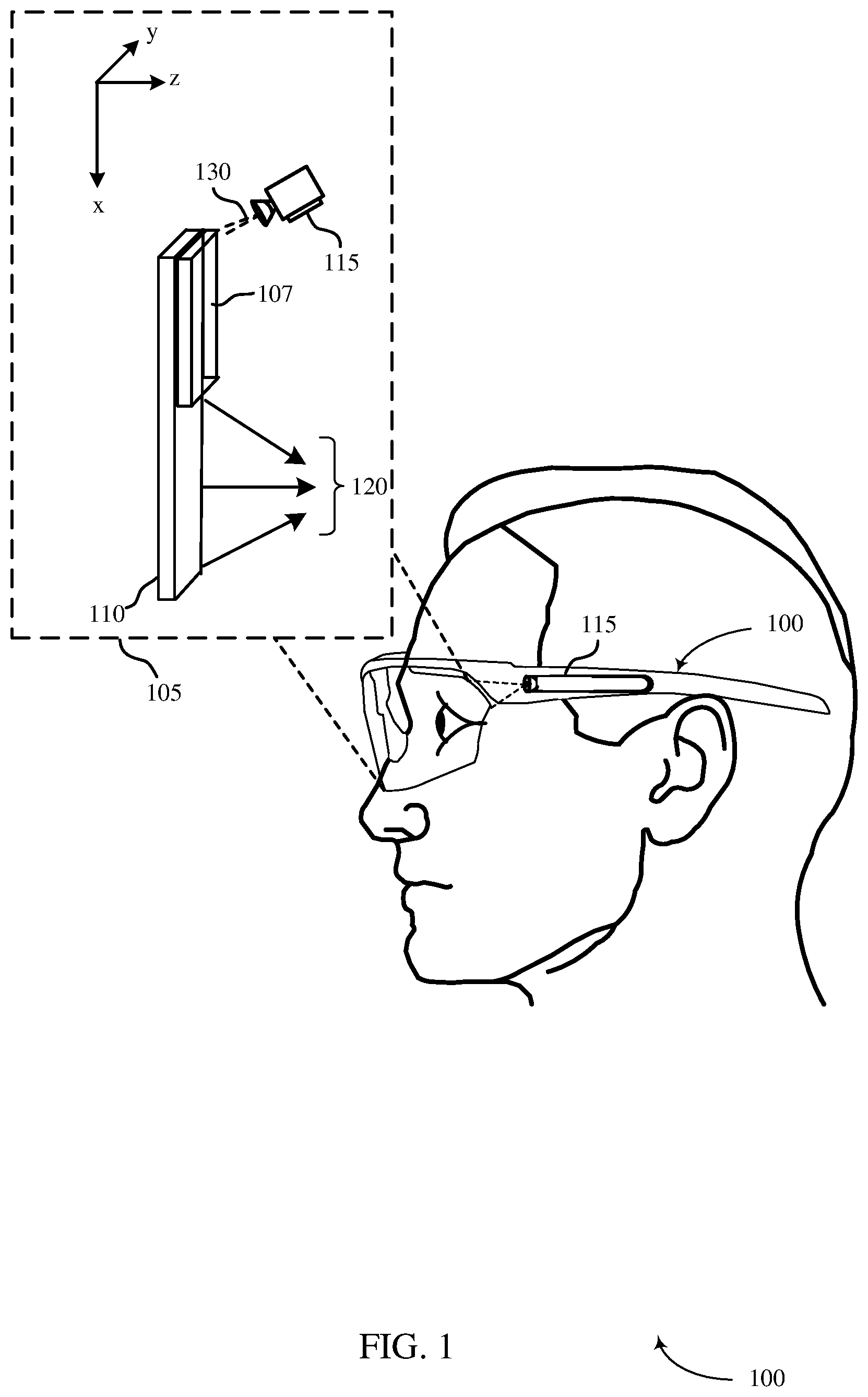 Patent US11774681 — Ducted pupil expansion — Figure 1