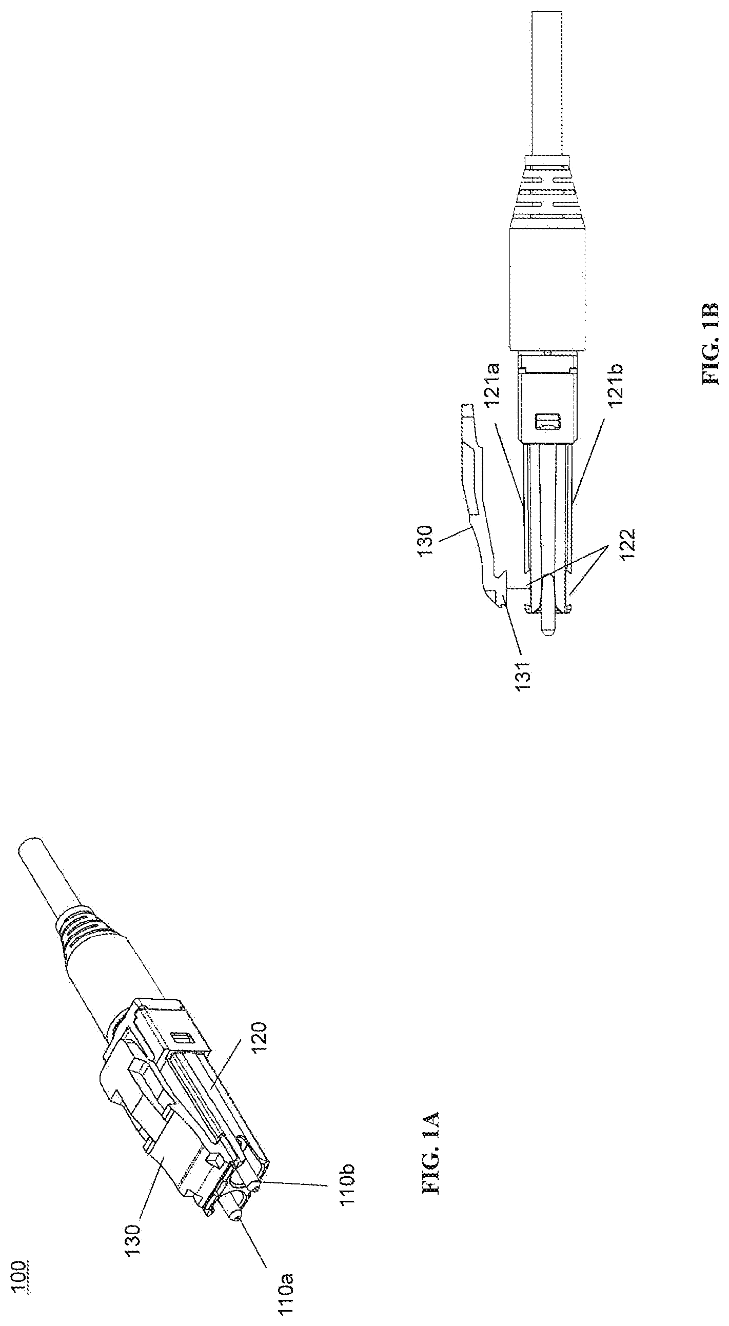 Patent US11774685 — Adapter for optical connectors — Figure 1