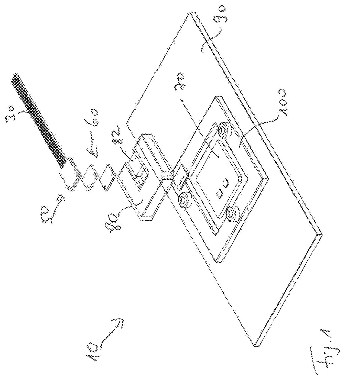 Patent US11774688 — Photonic component and method for production thereof — Figure 1