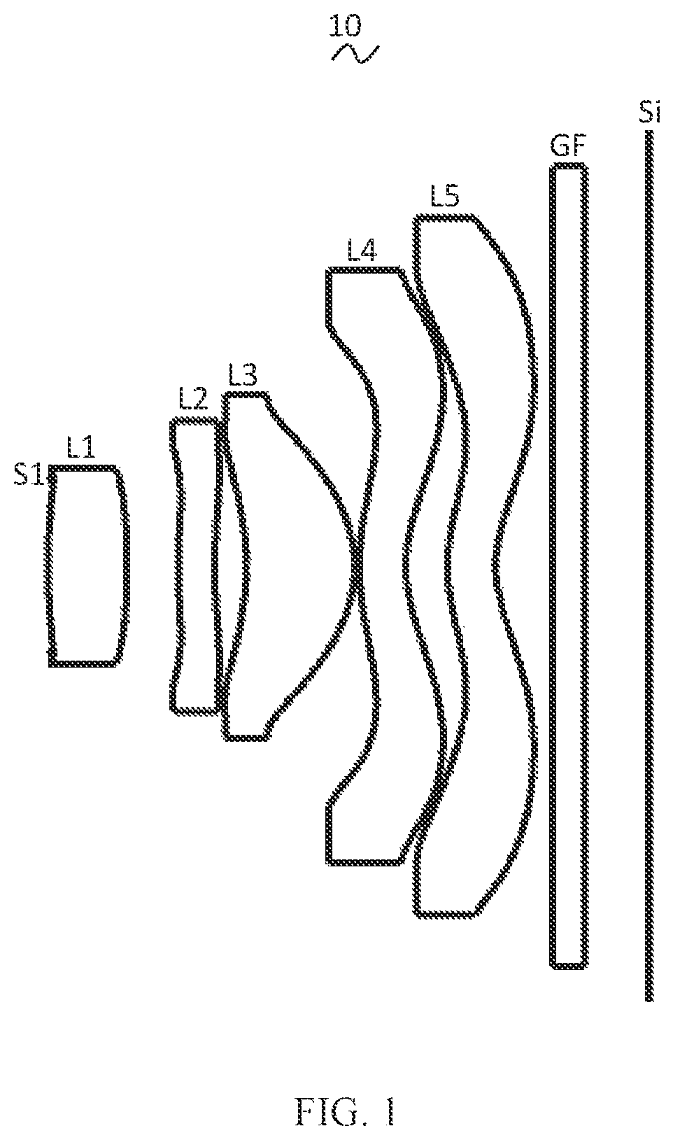 Patent US11774711 — Camera optical lens — Figure 1