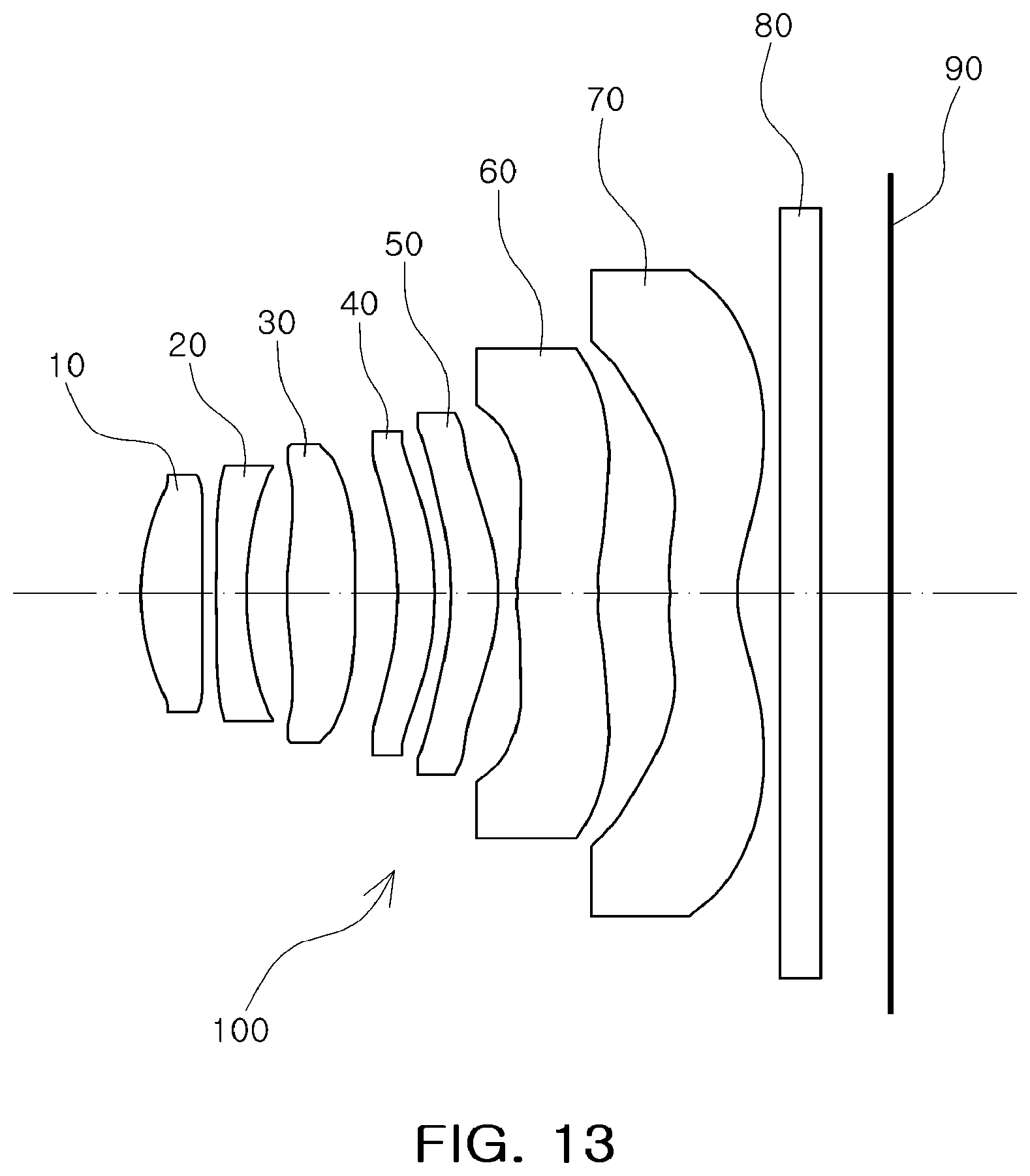 Patent US11774717 Figure 13 – Lens module