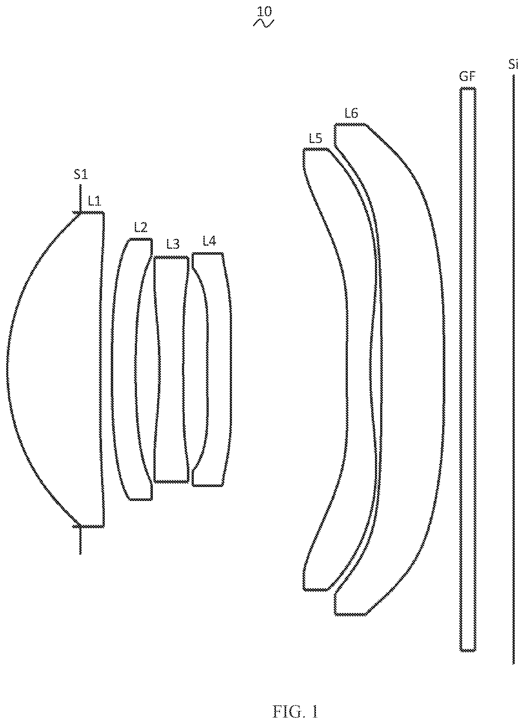 Patent US11774726 Figure 1 – Camera optical lens