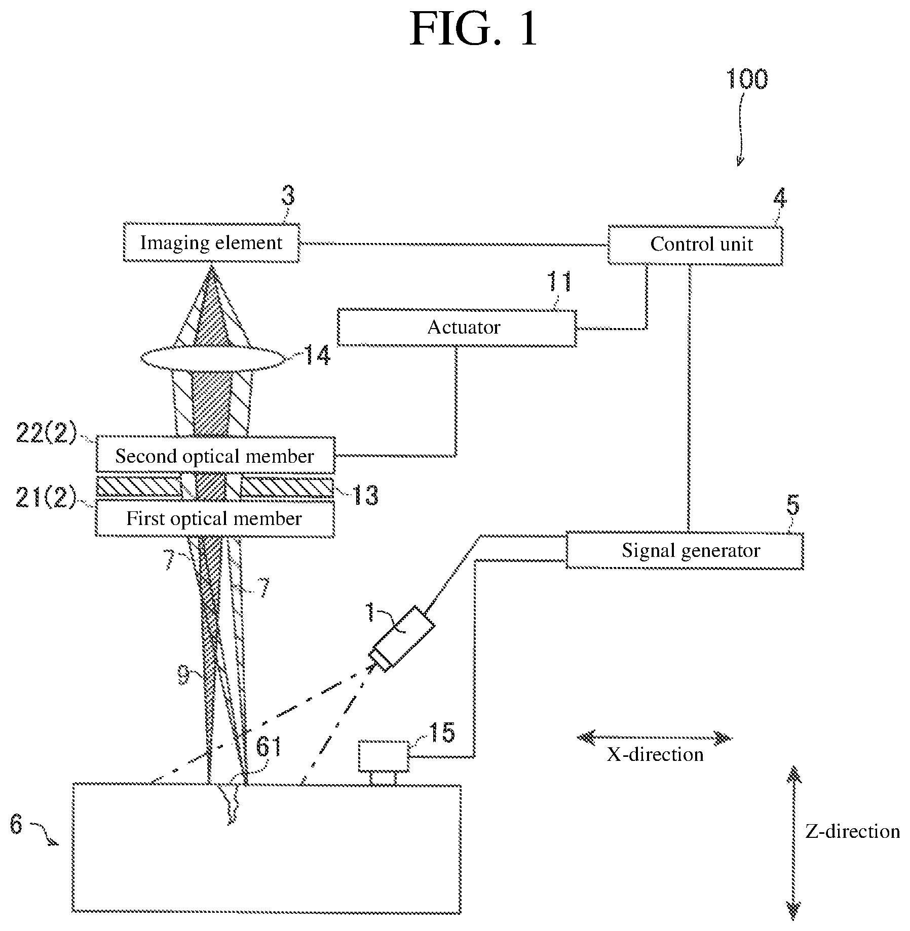 Patent US11774746 — Interference image imaging apparatus — Figure 1