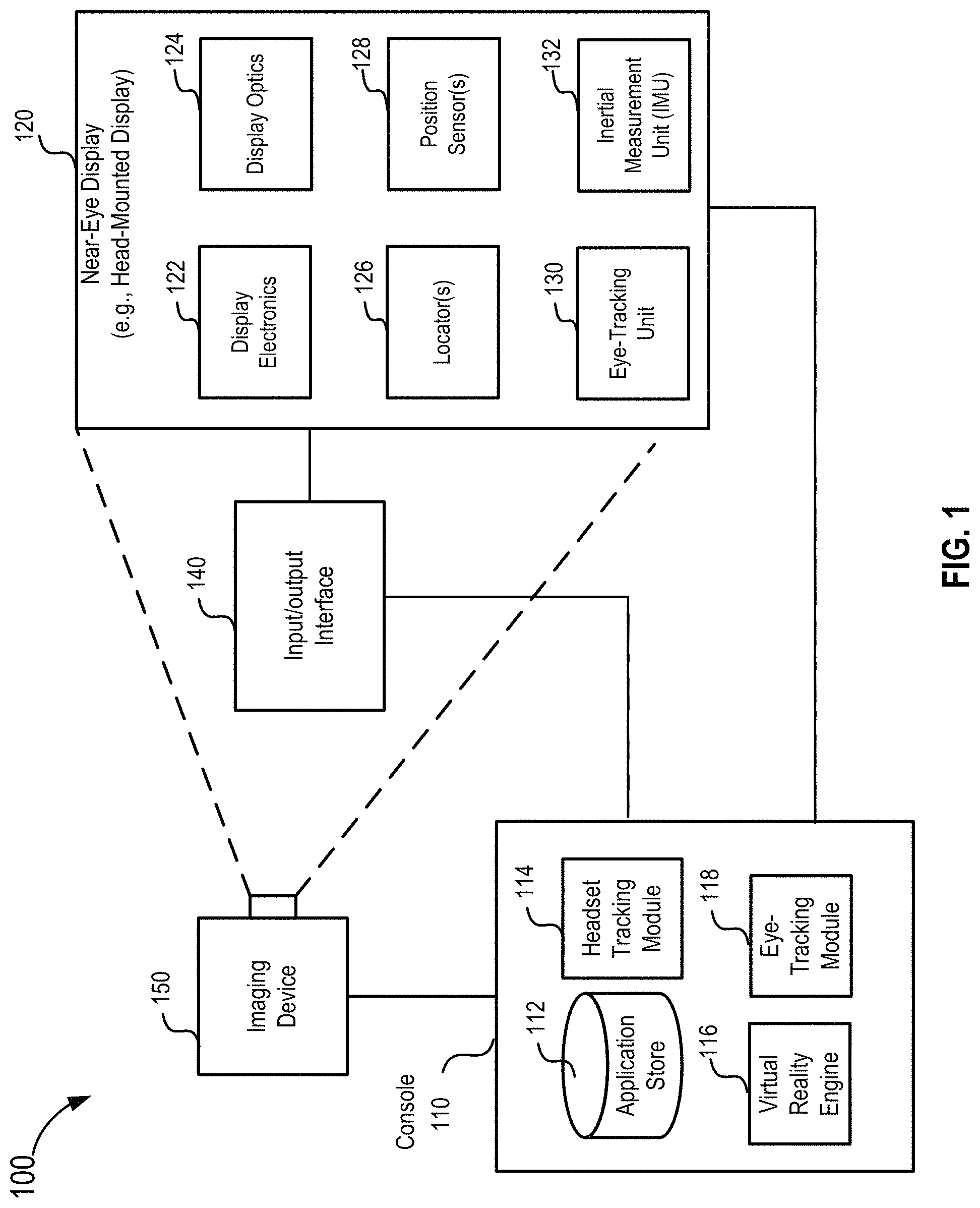 Patent US11774758 — Waveguide display with multiple monochromatic projectors — Figure 1