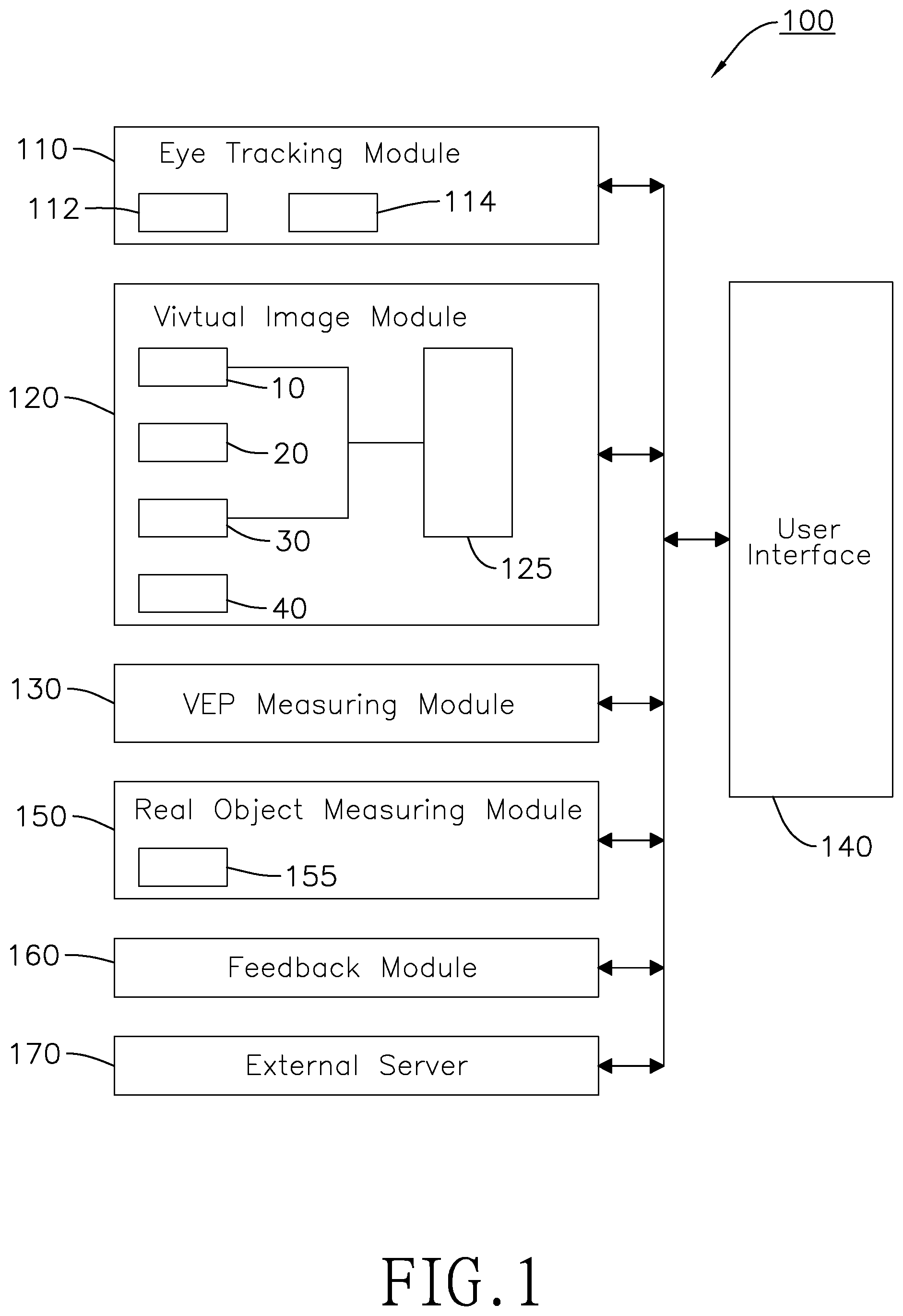 Patent US11774759 — Systems and methods for improving binocular vision — Figure 1