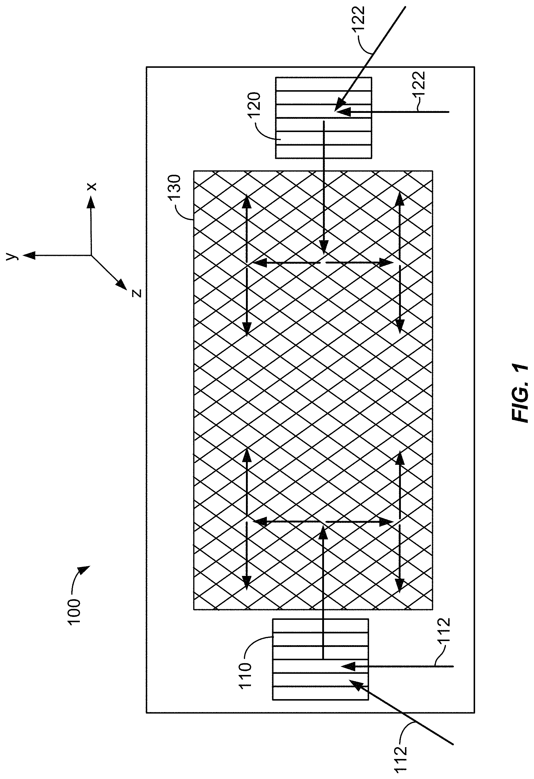 Patent US11774765 — Method and system for dual projector waveguide displays with wide field of view — Figure 1