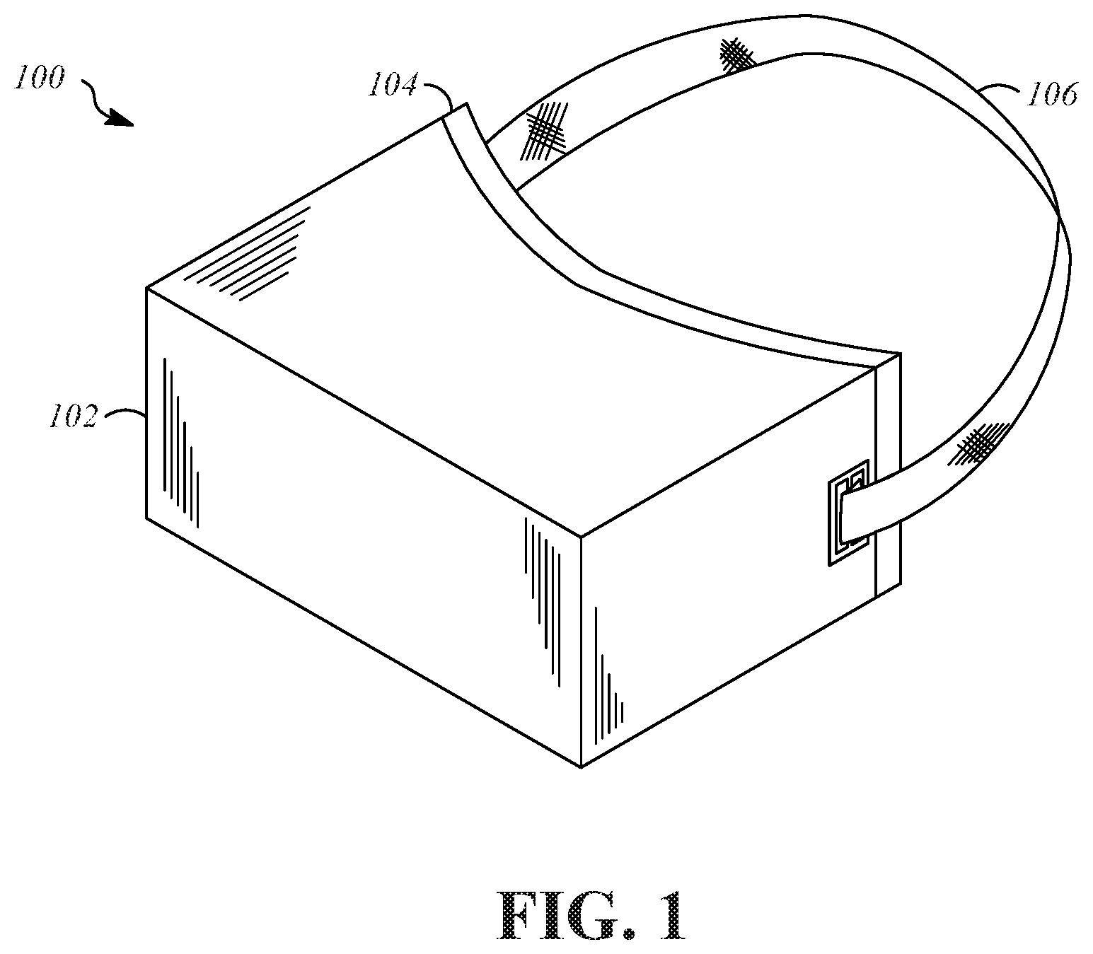 Patent US11774768 Figure 1 – Face seal for head-mounted display