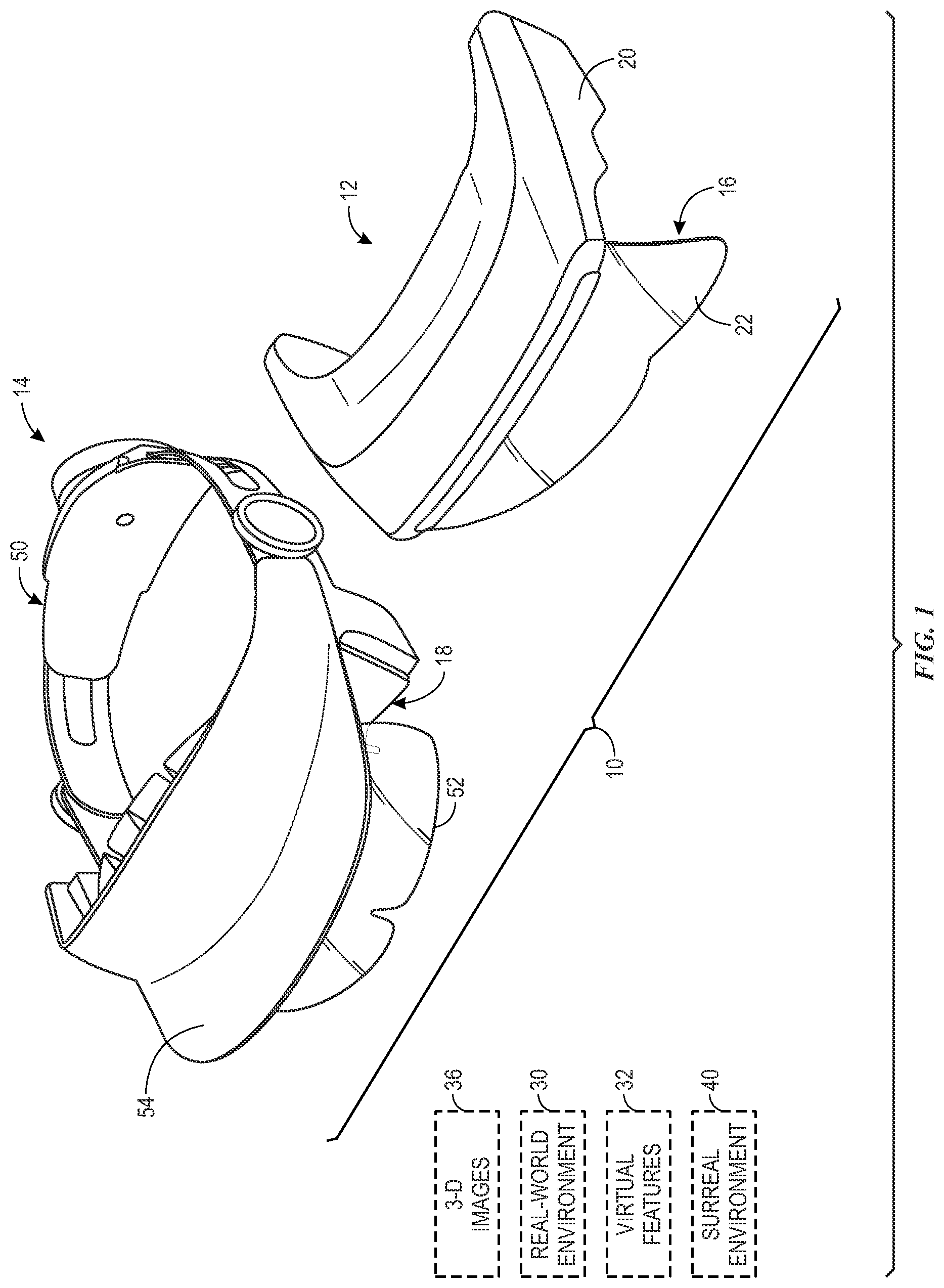 Patent US11774770 — Interface device with three-dimensional (3-D) viewing functionality — Figure 1