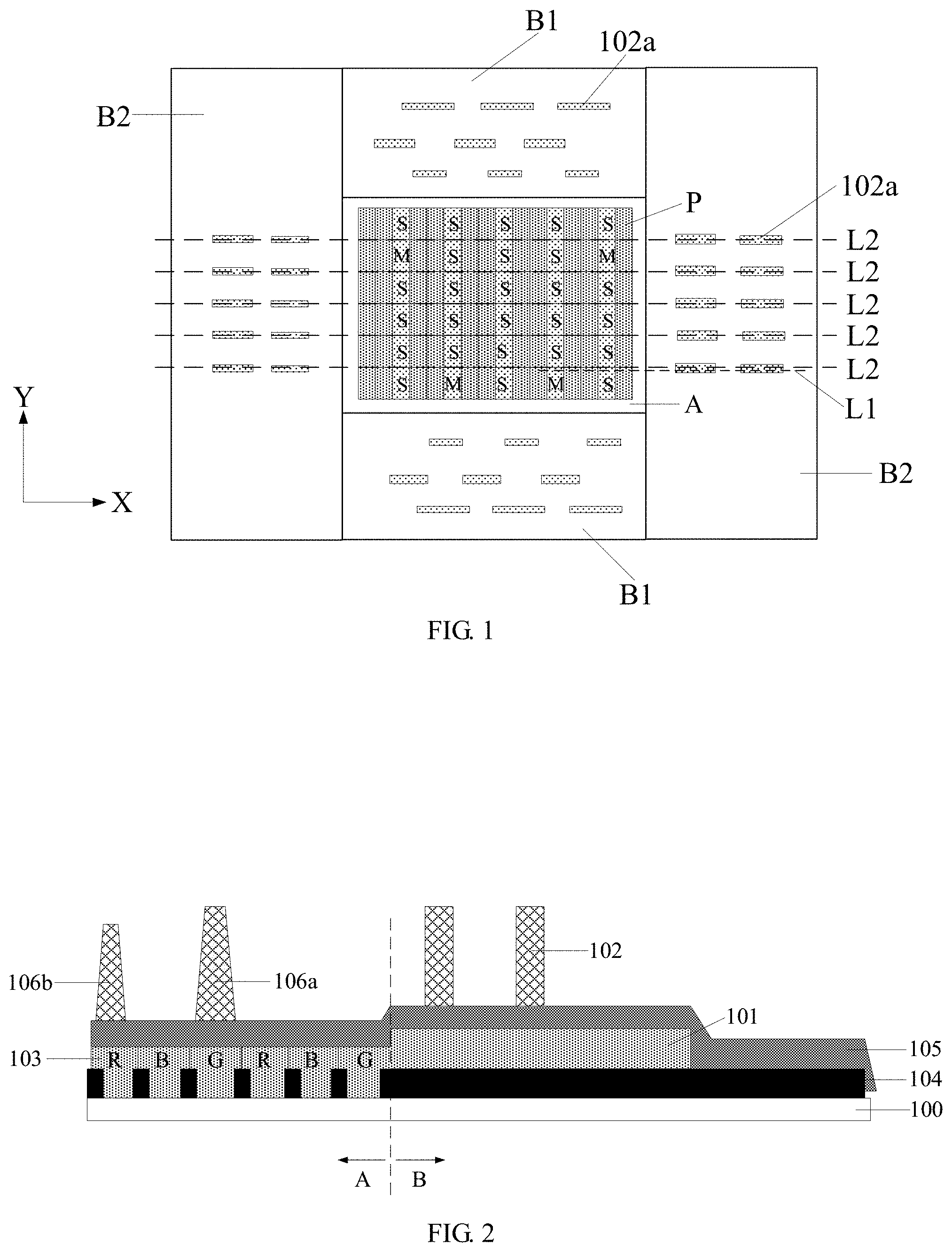 Patent US11774789 — Display panel and display device — Figure 1