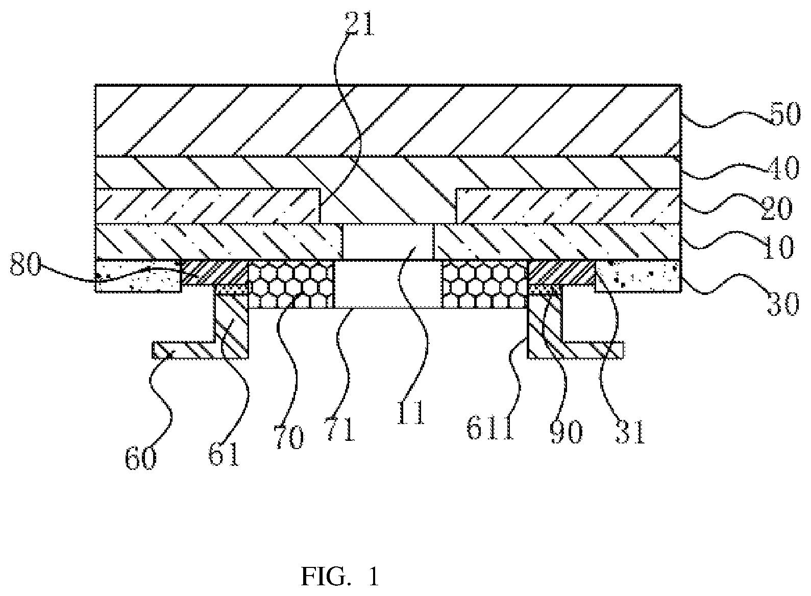 Patent US11774795 Figure 1 – Liquid crystal display panel