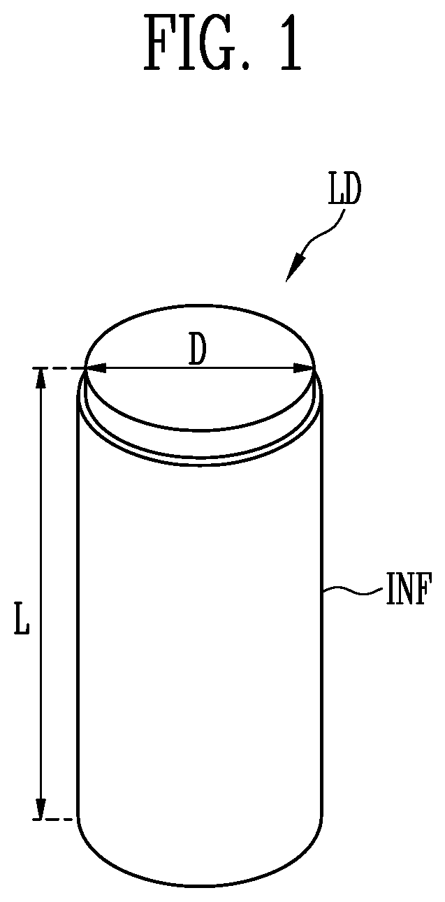 Patent US11774796 — Display device and method of manufacturing the same — Figure 1