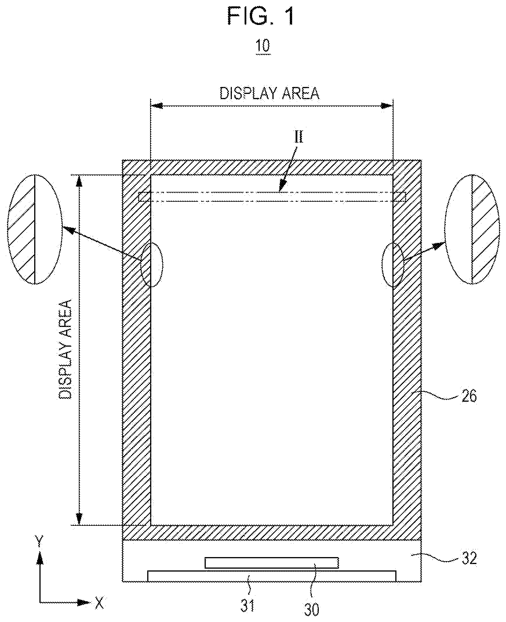 Patent US11774809 — Liquid crystal display panel — Figure 1