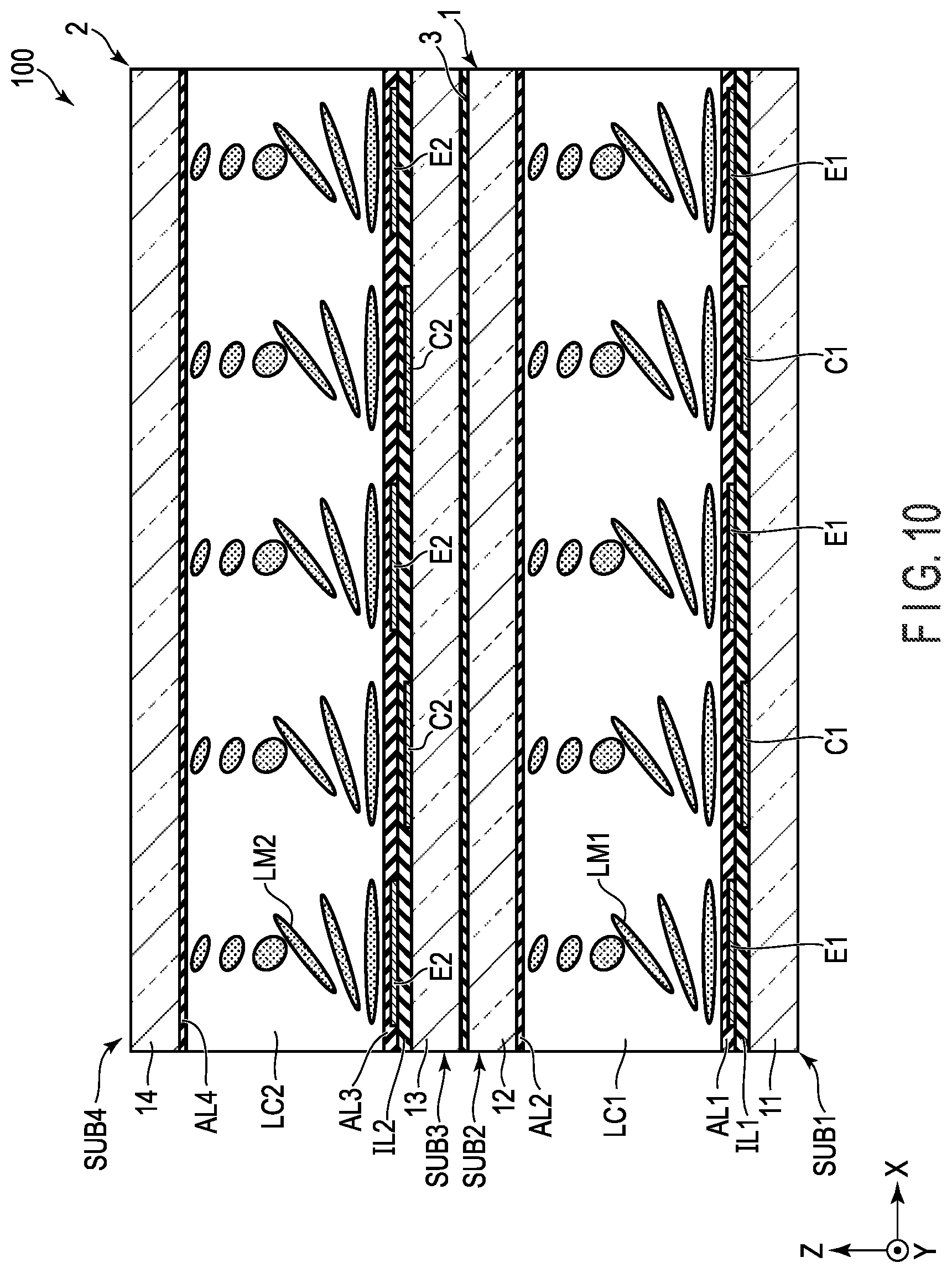 Patent US11774812 Figure 10 – Optical control device
