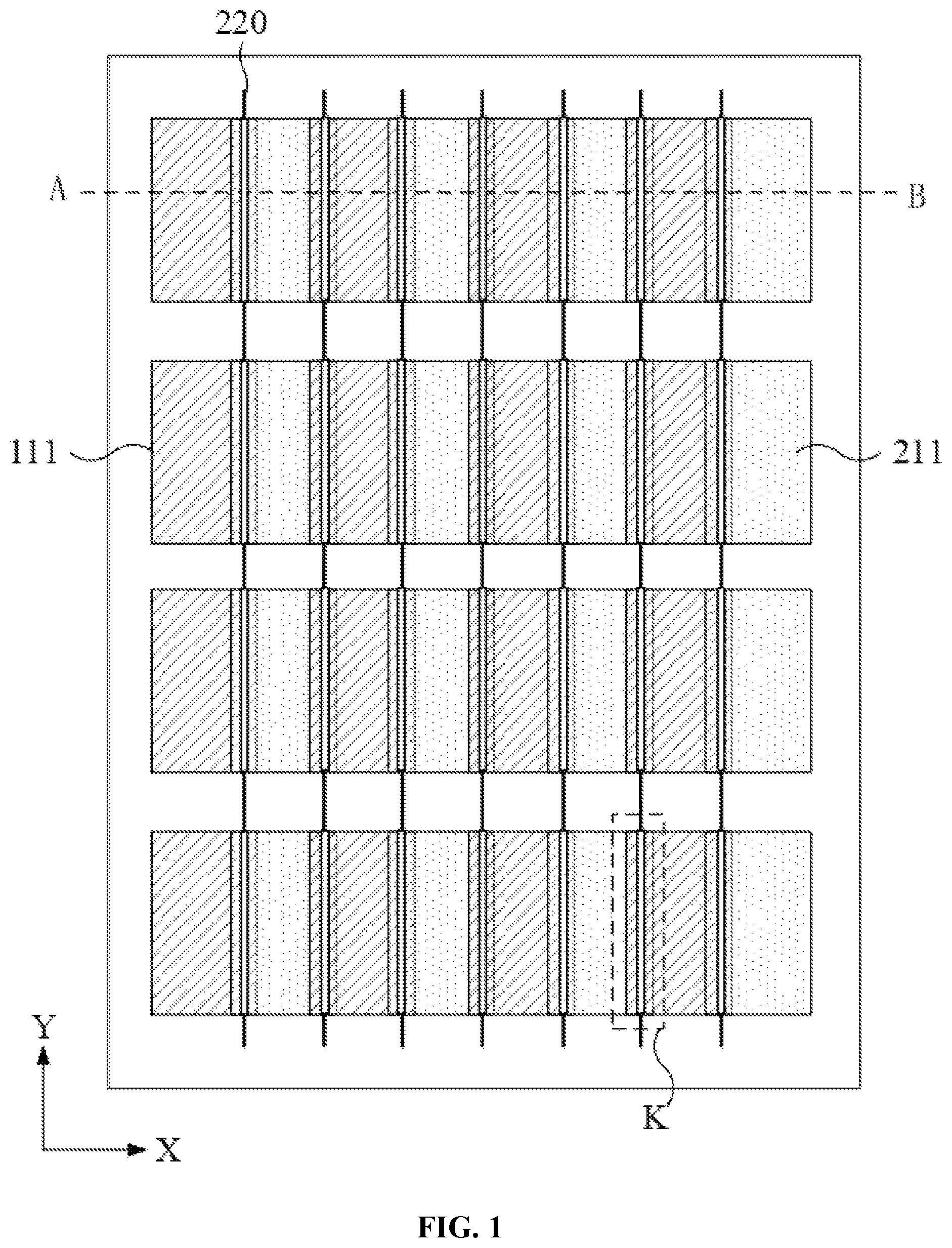 Patent US11774815 — Display panel and display device — Figure 1