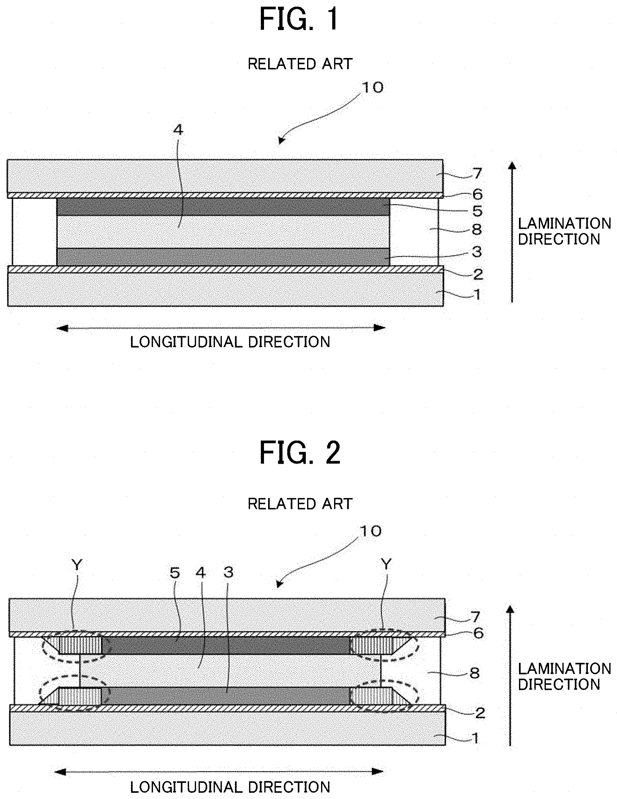 Patent US11774826 — Electrochromic element and electrochromic light control device — Figure 1