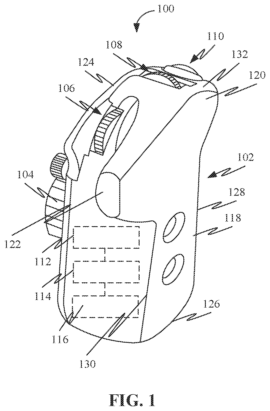 Patent US11774833 Figure 1 – Methods, systems, apparatuses, and devices for facilitating controlling operation of a content capturing device