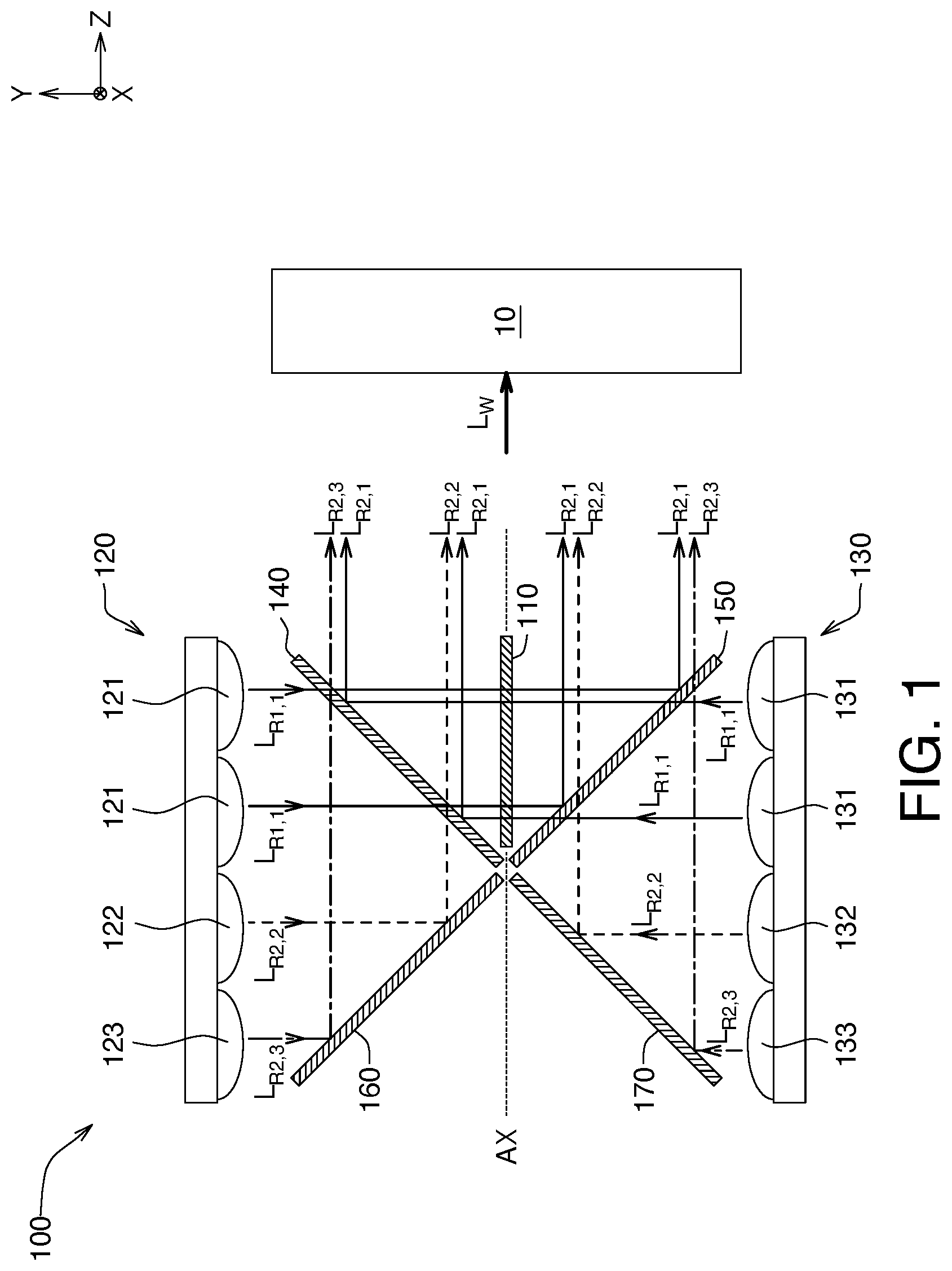 Patent US11774840 — Light source module — Figure 1