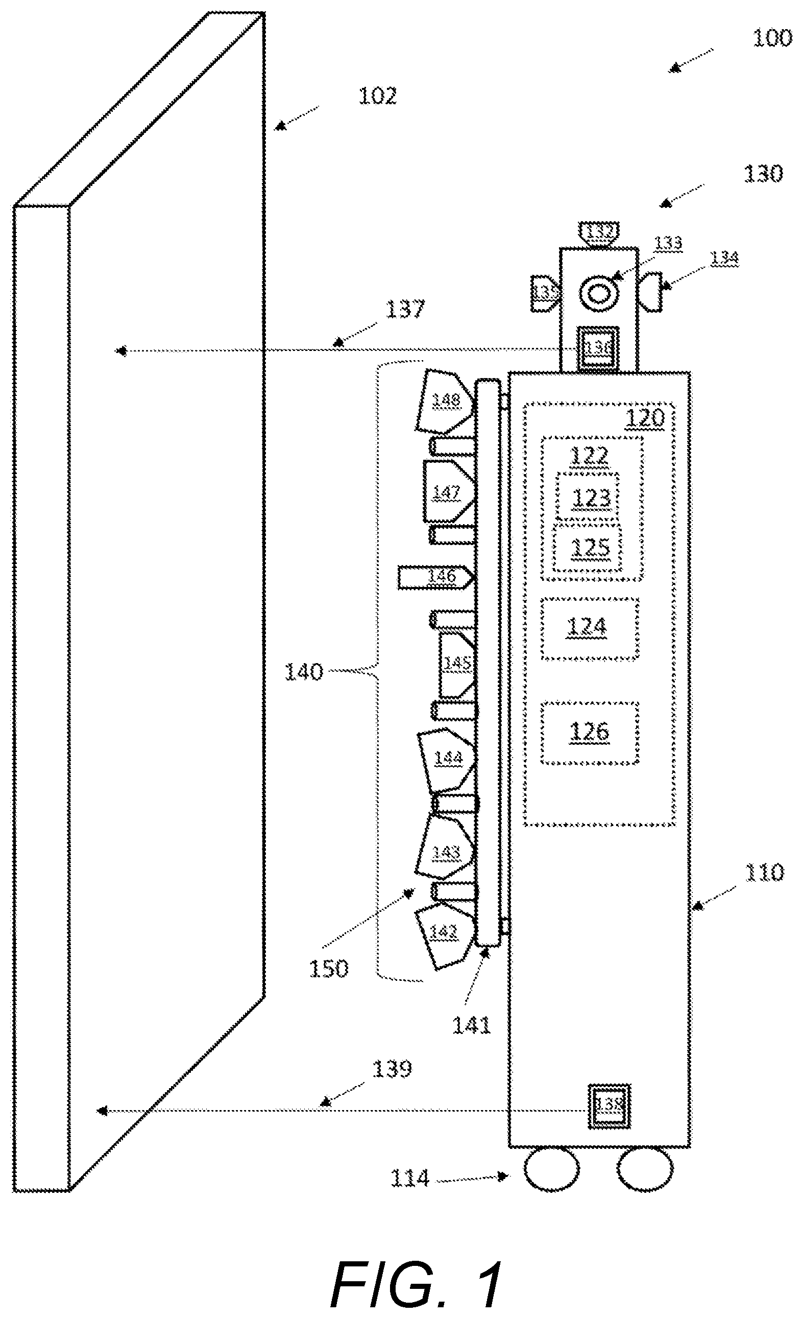 Patent US11774842 — Systems and methods for image capture and shelf content detection — Figure 1