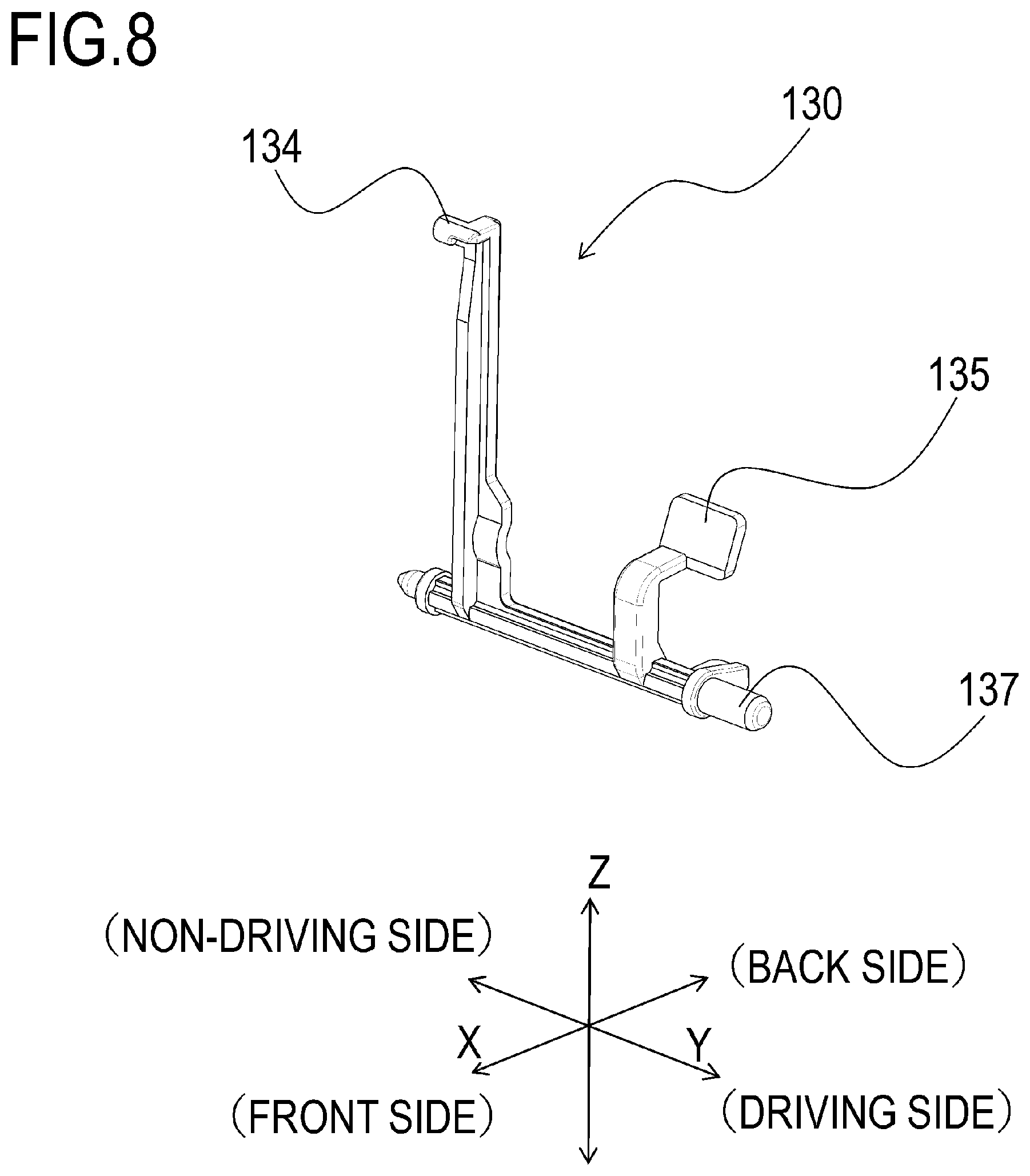 Patent US11774880 Figure 8 – Image forming apparatus