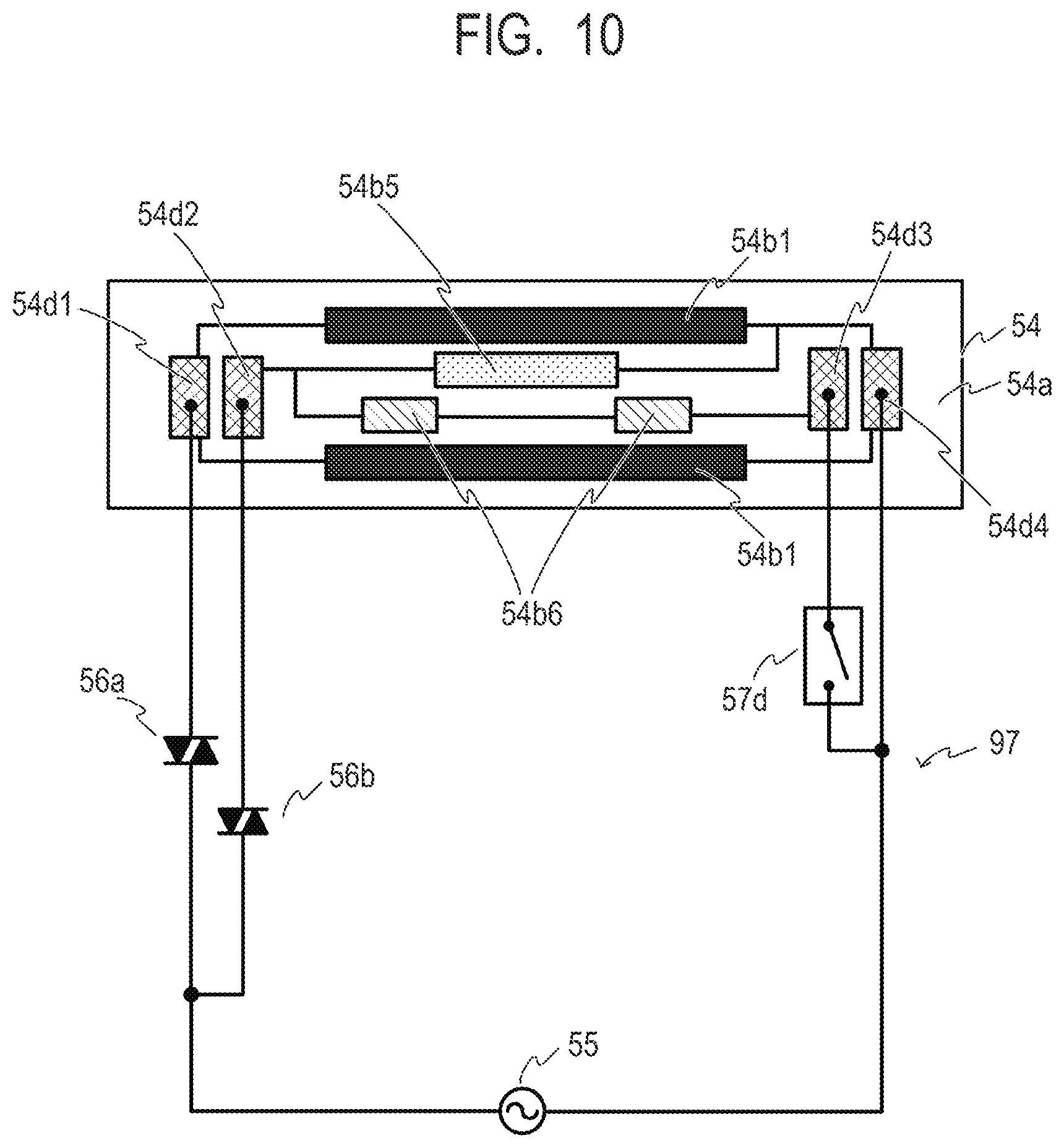 Patent US11774888 Figure 10 – Heating apparatus including a plurality of heat generation members, fixing apparatus, and image forming apparatus