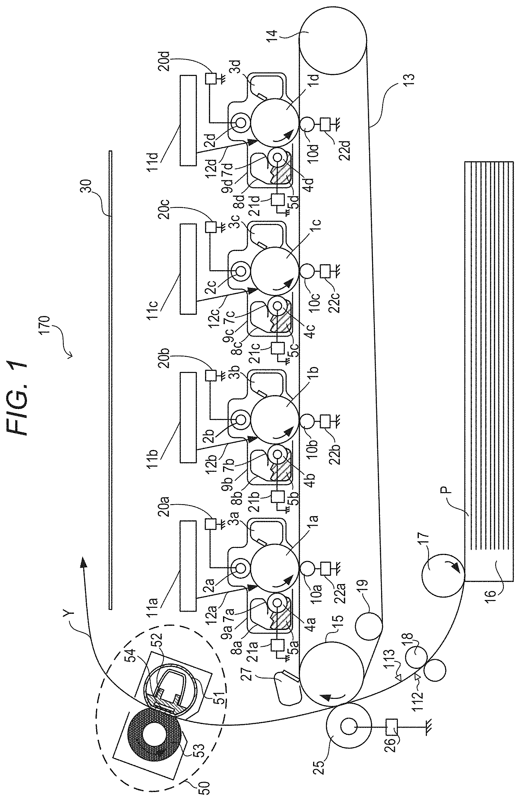 Patent US11774889 Figure 1 – Fixing apparatus including heat generating element, and image forming apparatus