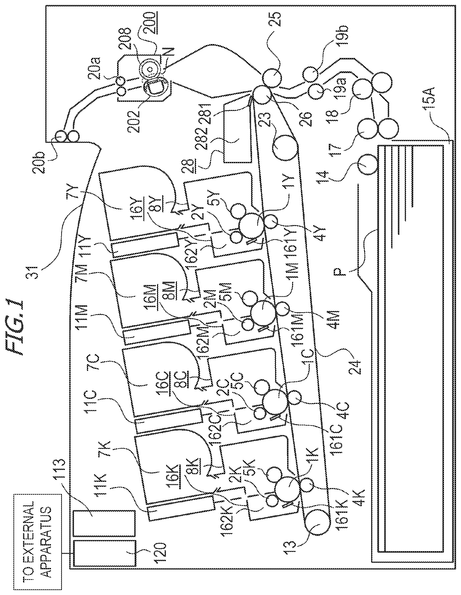 Patent US11774890 — Image forming apparatus — Figure 1