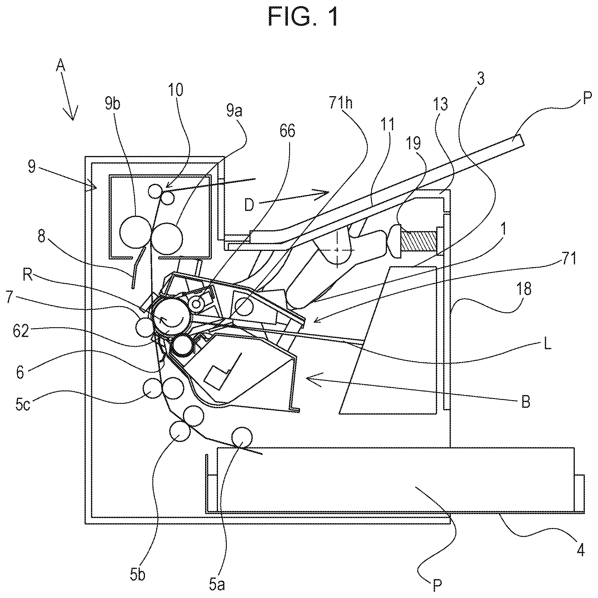 Patent US11774905 — Electrophotographic image forming apparatus — Figure 1
