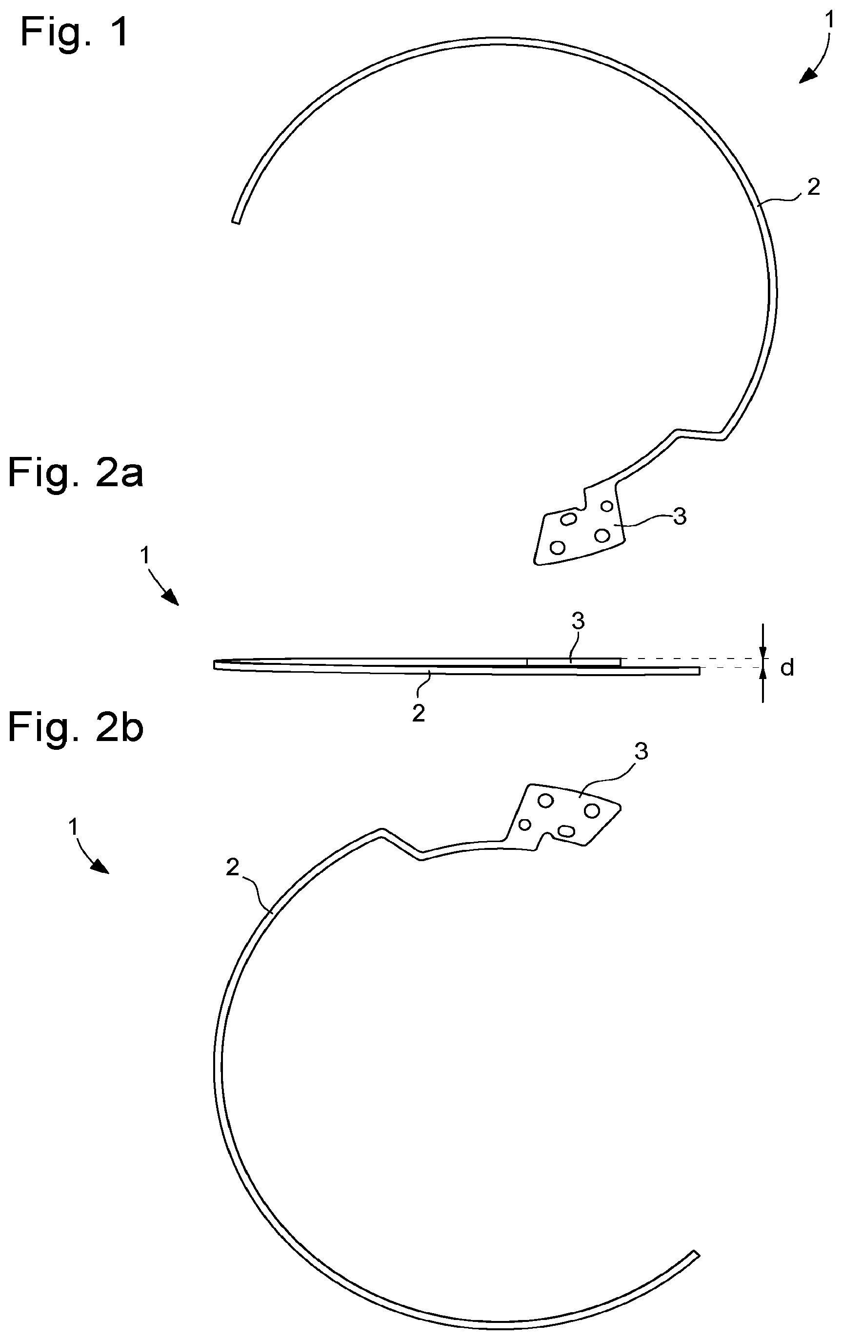 Patent US11774910 — Resonant member for a striking mechanism of a watch or of a music box — Figure 1