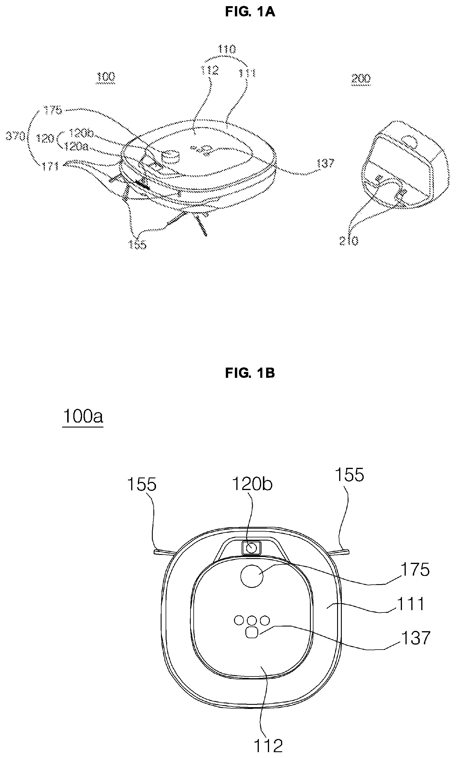 Patent US11774982 — Moving robot and control method thereof — Figure 1