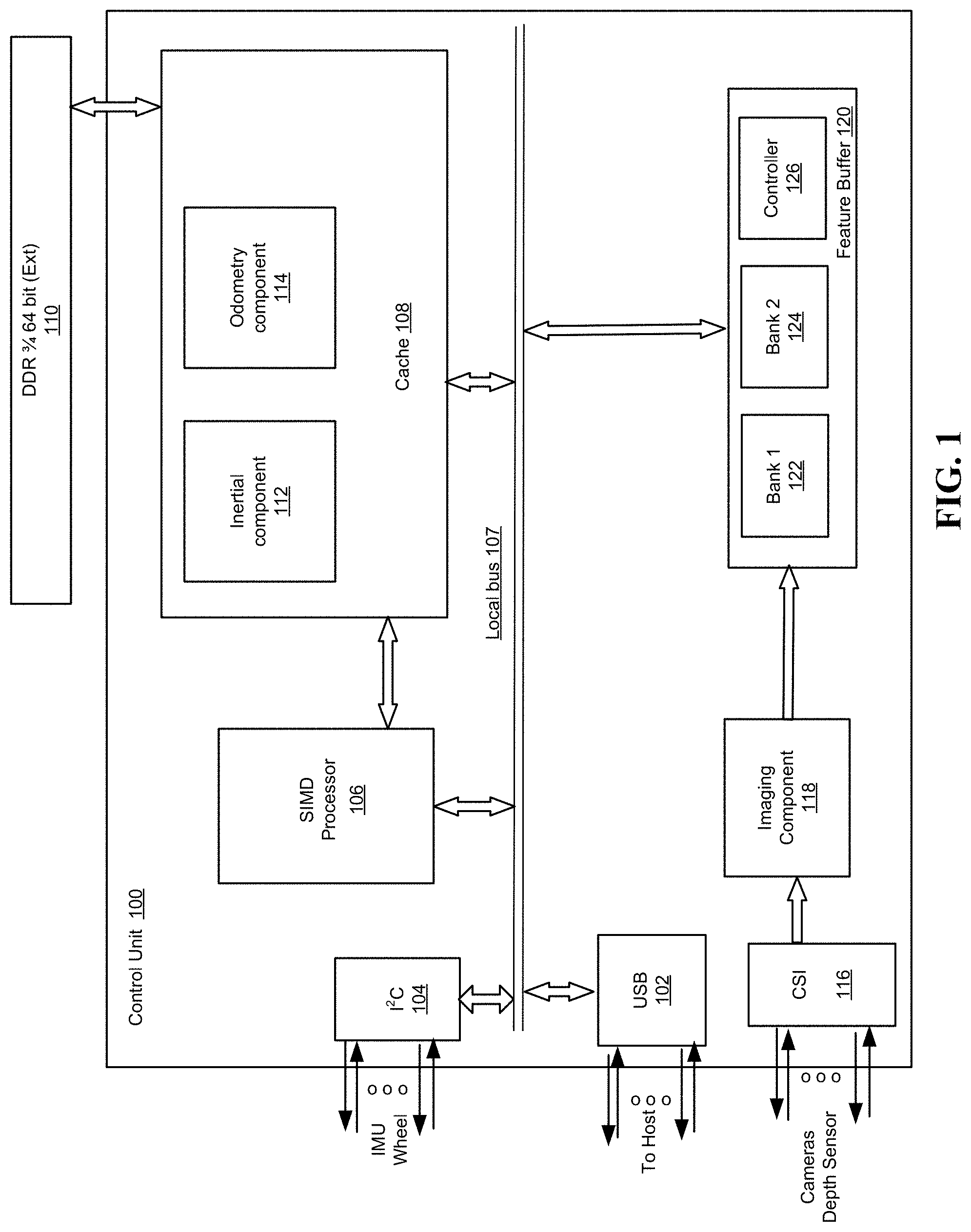 Patent US11774983 Figure 1 – Autonomous platform guidance systems with unknown environment mapping