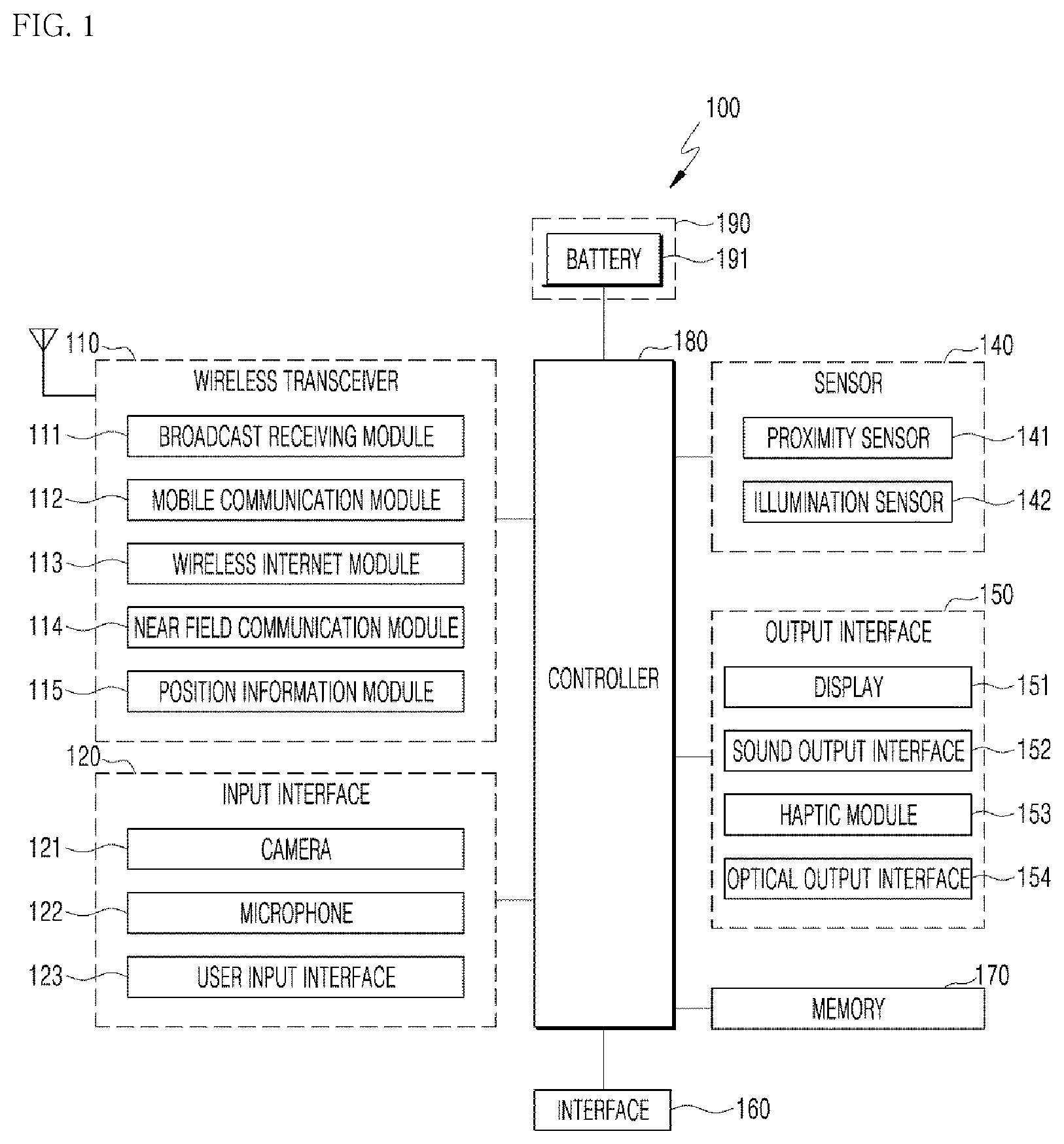 Patent US11775016 — Display device — Figure 1
