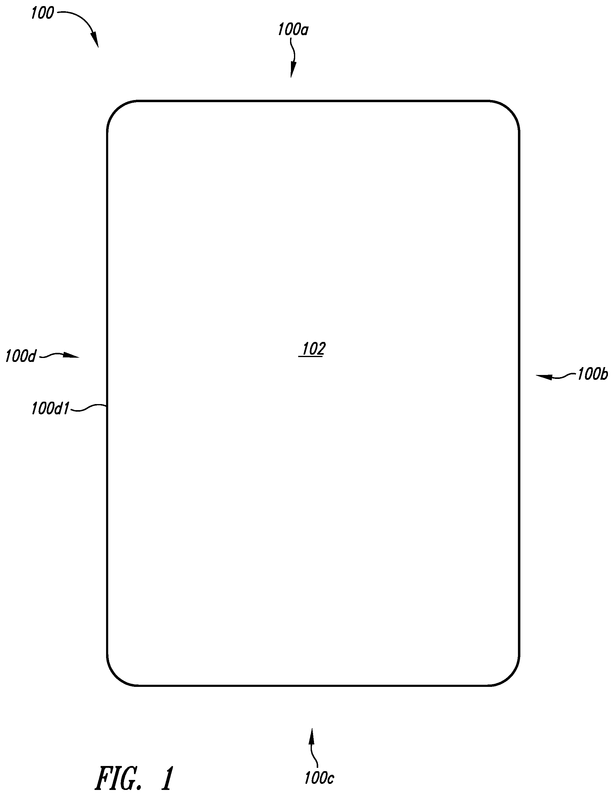 Patent US11775022 — Case stylus system for portable electronic device — Figure 1