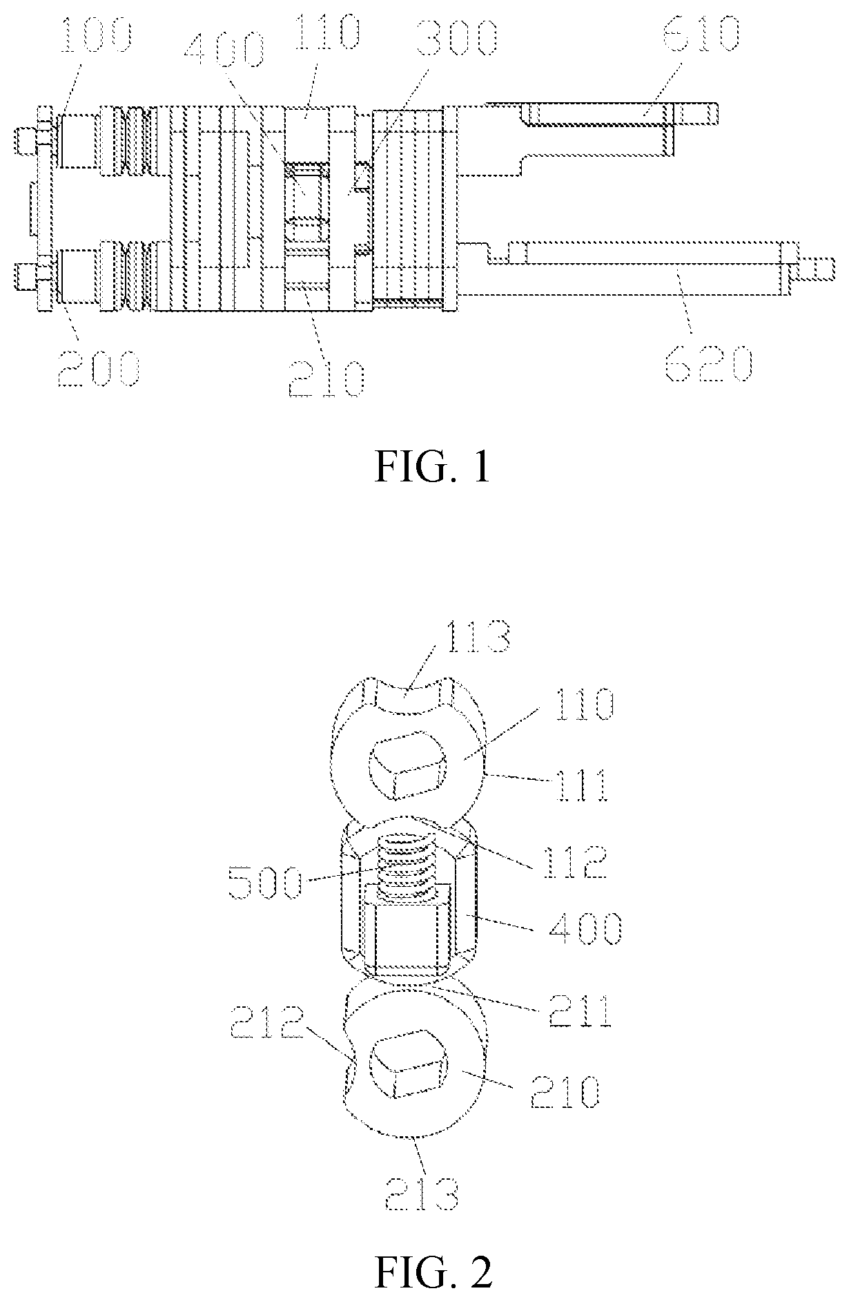 Patent US11775029 — Connection device and electronic device — Figure 1