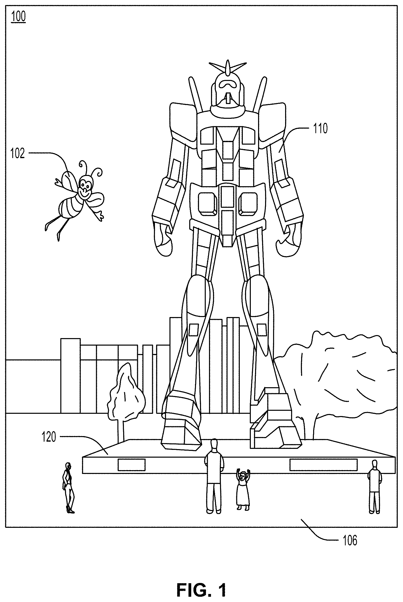 Patent US11775058 — Method and system for performing eye tracking using an off-axis camera — Figure 1