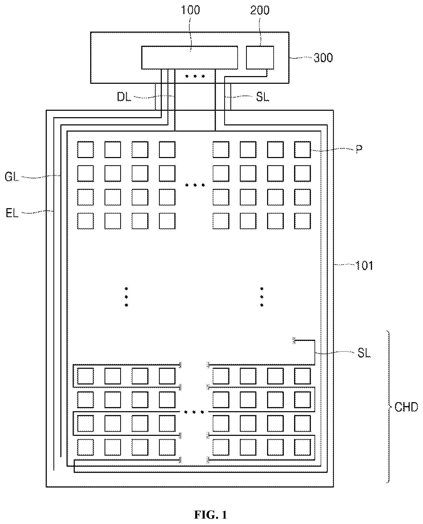 Patent US11775067 — Image display device and bio-signal detecting method using the same — Figure 1