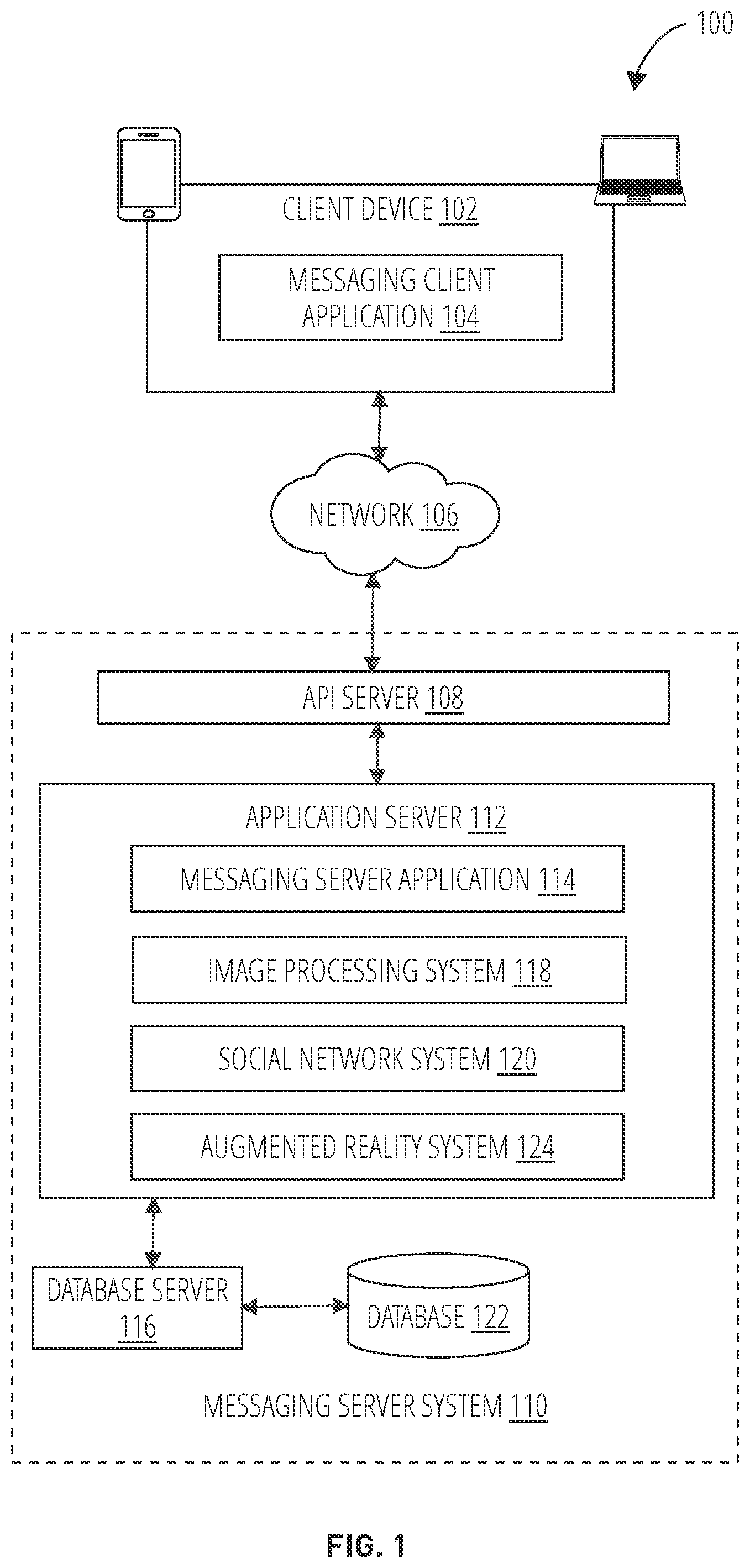 Patent US11775079 — Navigating through augmented reality content — Figure 1