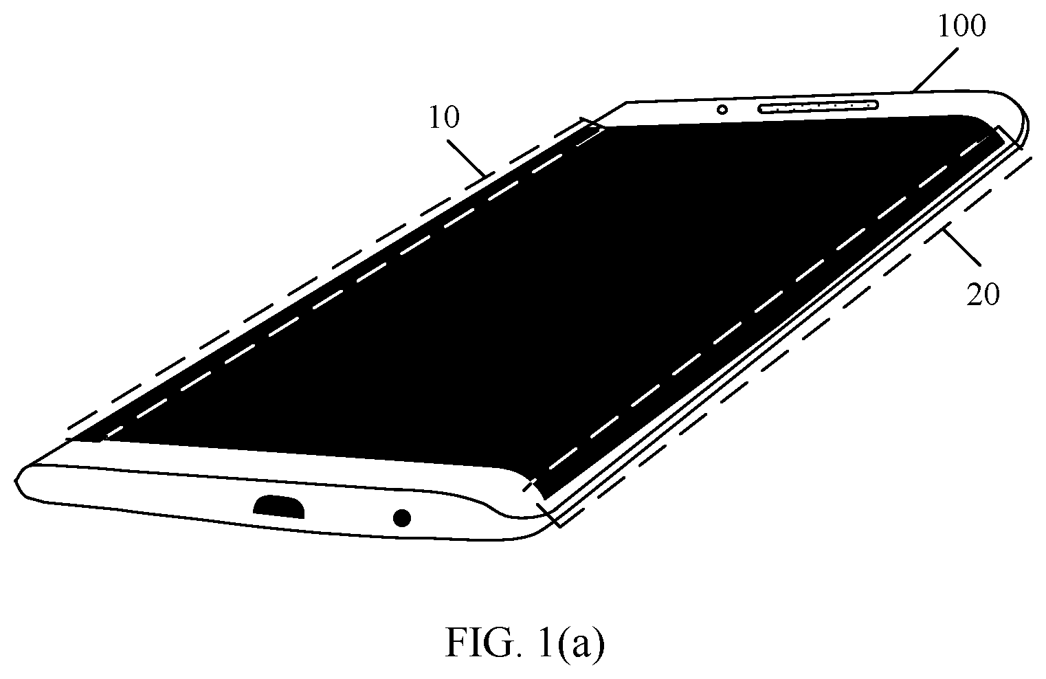 Patent US11775111 Figure 1 – Method for controlling touchscreen and electronic device