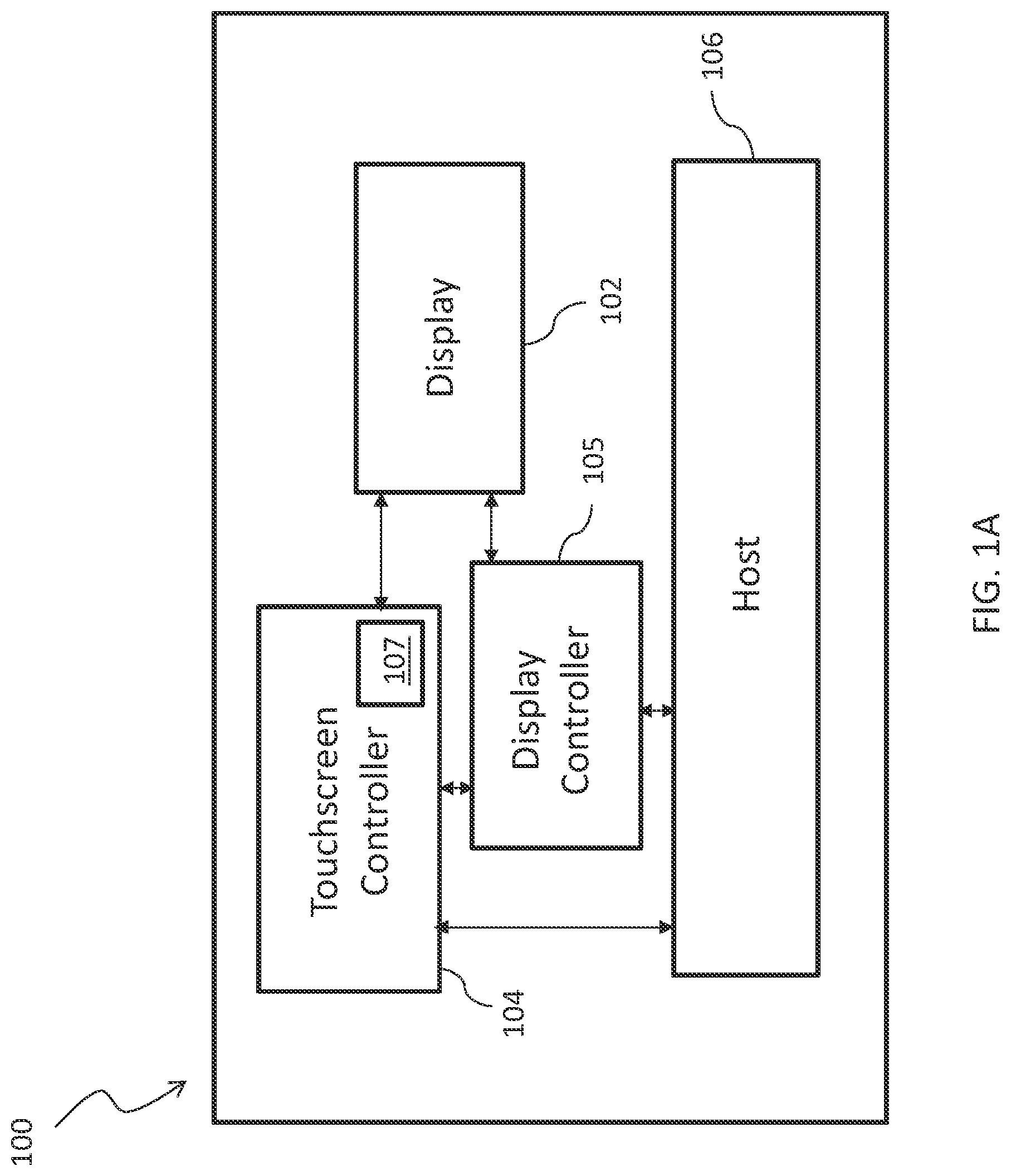 Patent US11775117 — System and method for display synchronization — Figure 1