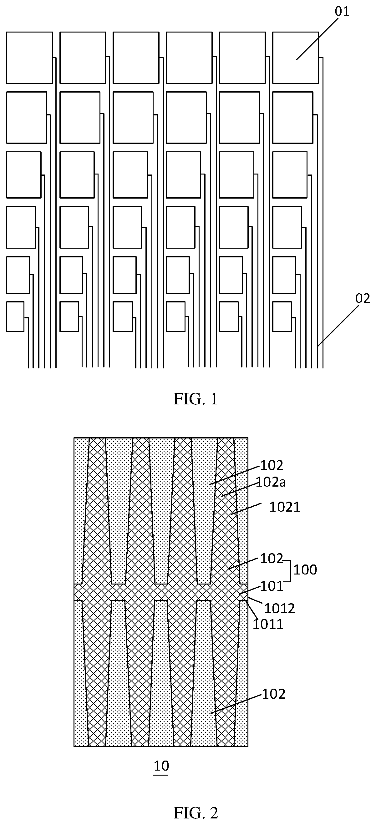 Patent US11775125 — Touch electrode structure, touch screen and touch display device — Figure 1