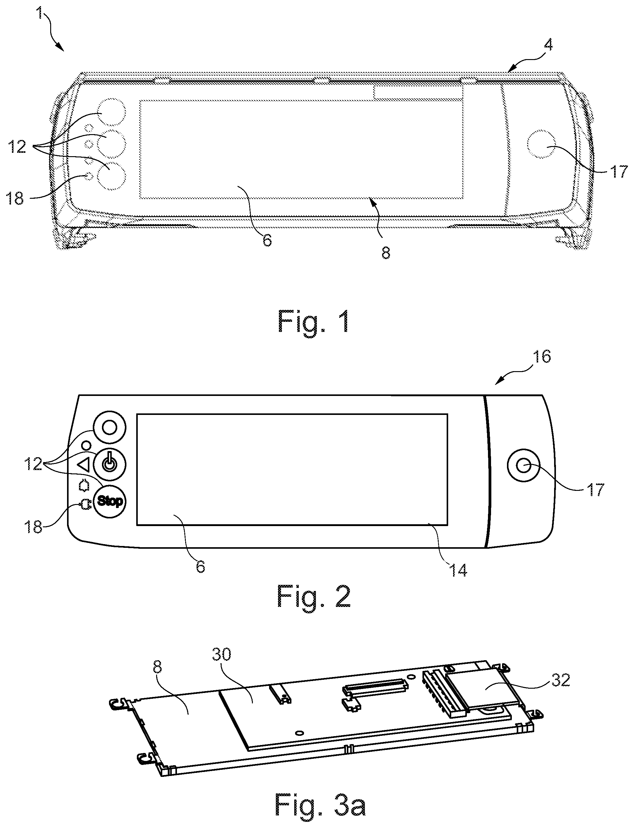 Patent US11775126 Figure 1 – Medical pump with a display