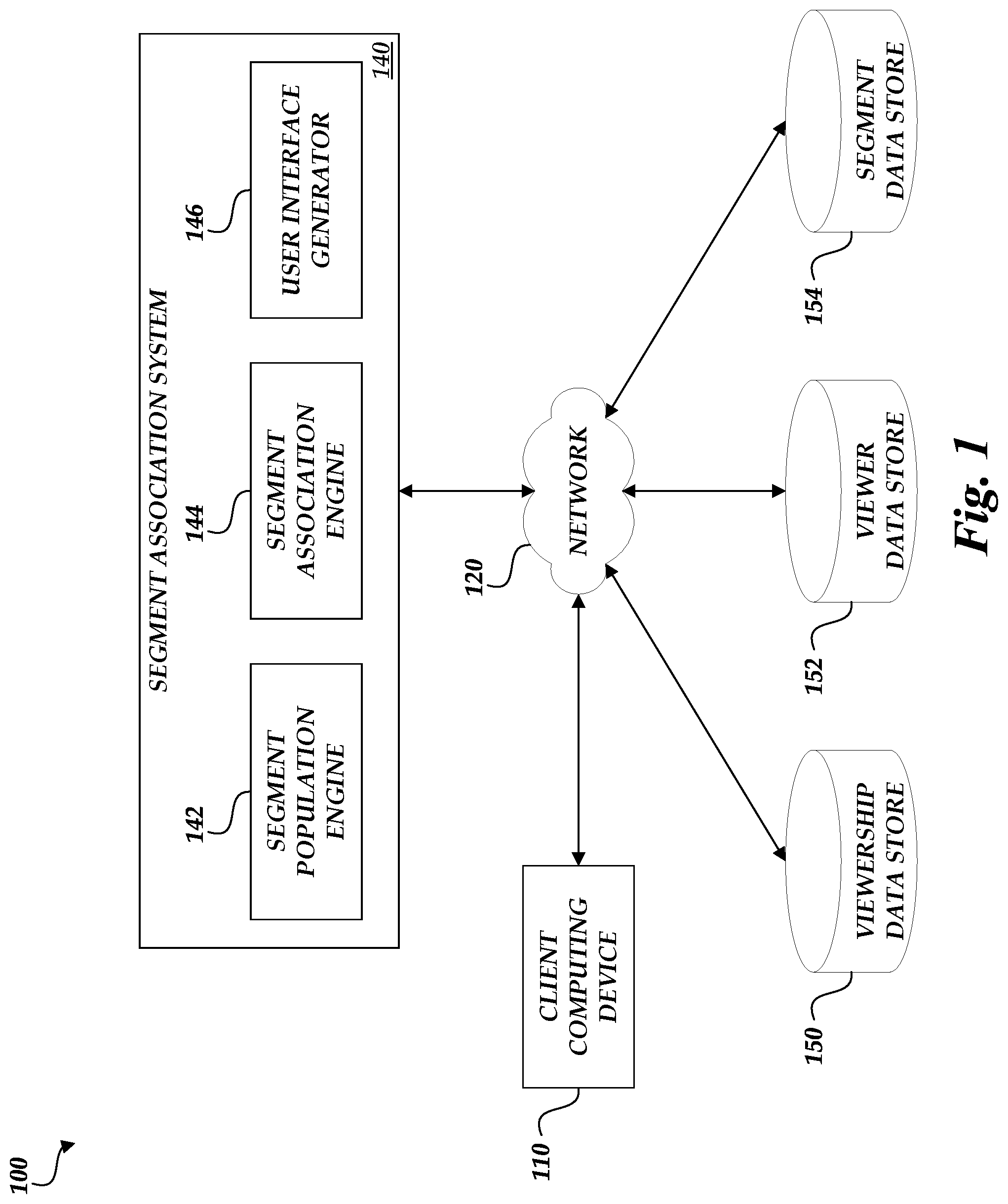 Patent US11775154 — Systems and methods for determining and displaying optimal associations of data items — Figure 1