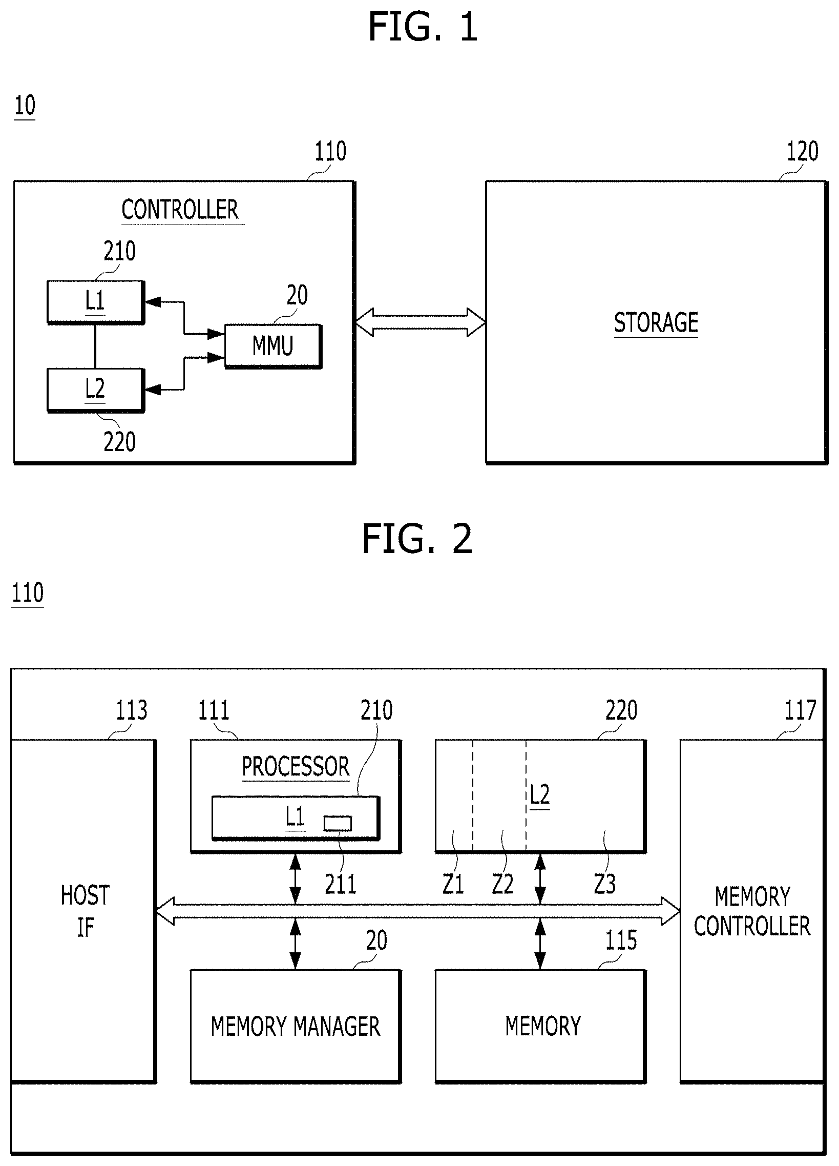 Patent US11775212 — Data storage device and operating method thereof — Figure 1