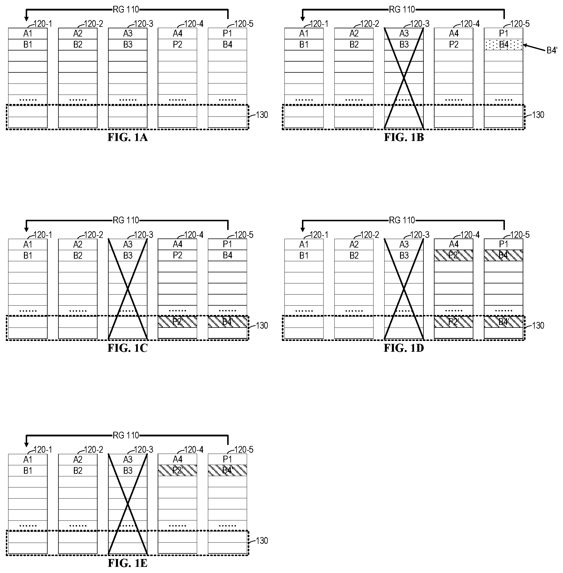 Patent US11775226 — Methods and devices for writing data into a degraded array using a persistent cache — Figure 1
