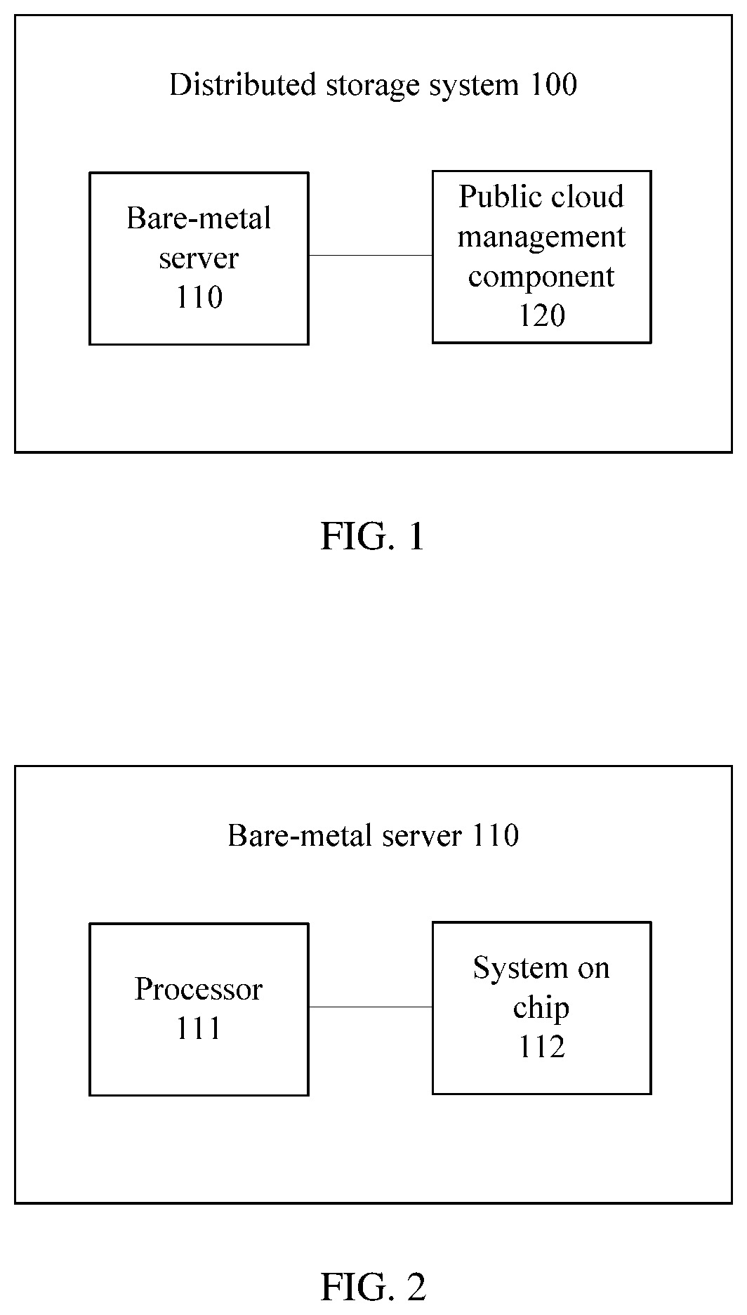 Patent US11775316 — Request processing method, system on chip, and public cloud management component — Figure 1