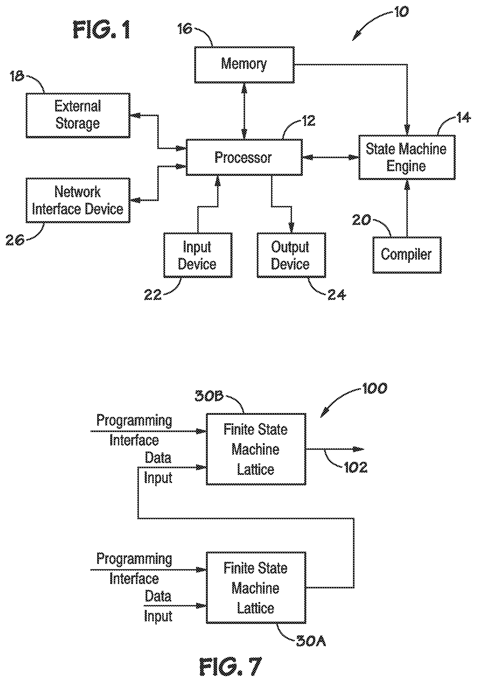 Patent US11775320 Figure 1 – Overflow detection and correction in state machine engines