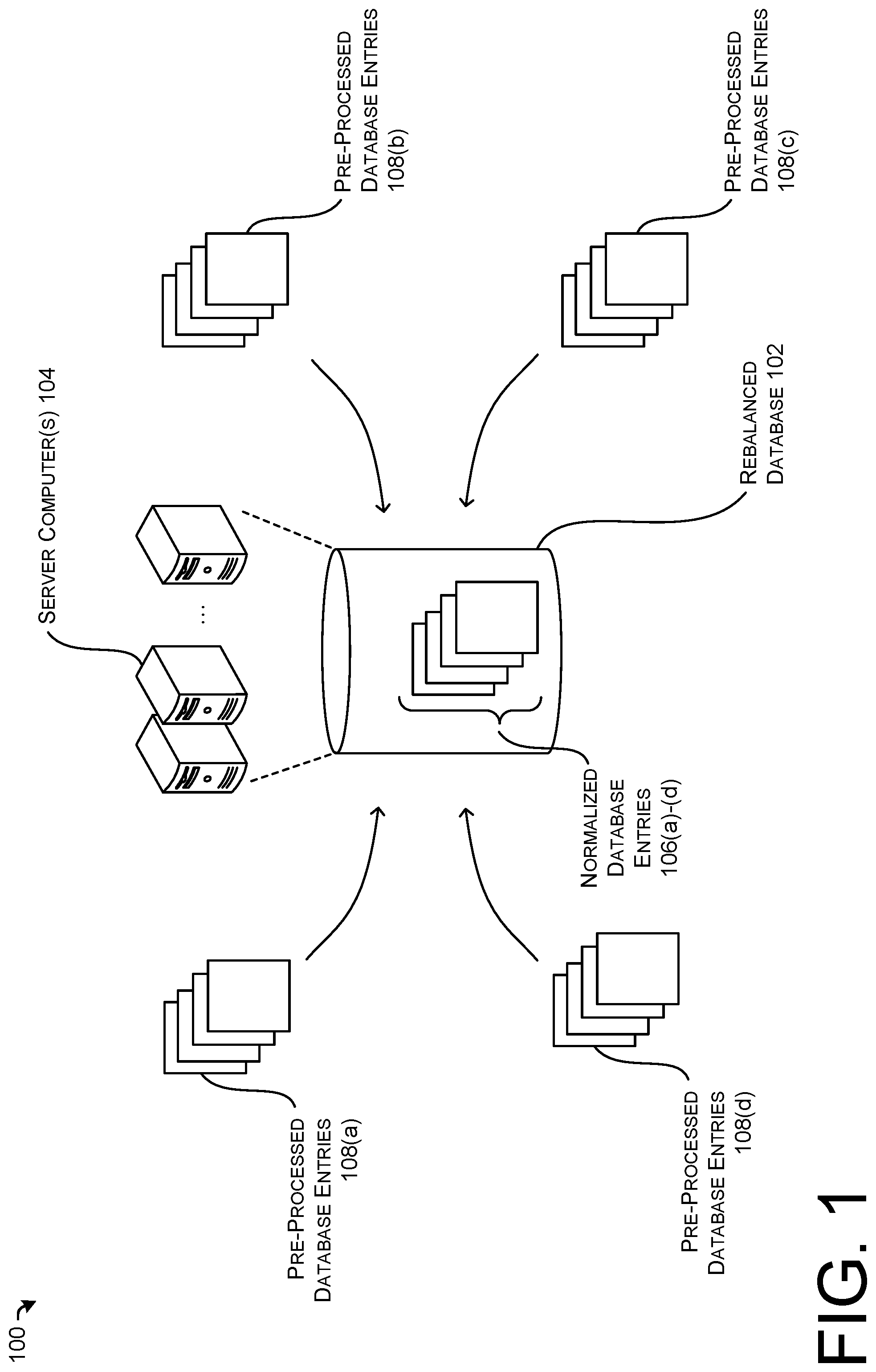 Patent US11775513 — Database management for sound-based identifiers — Figure 1