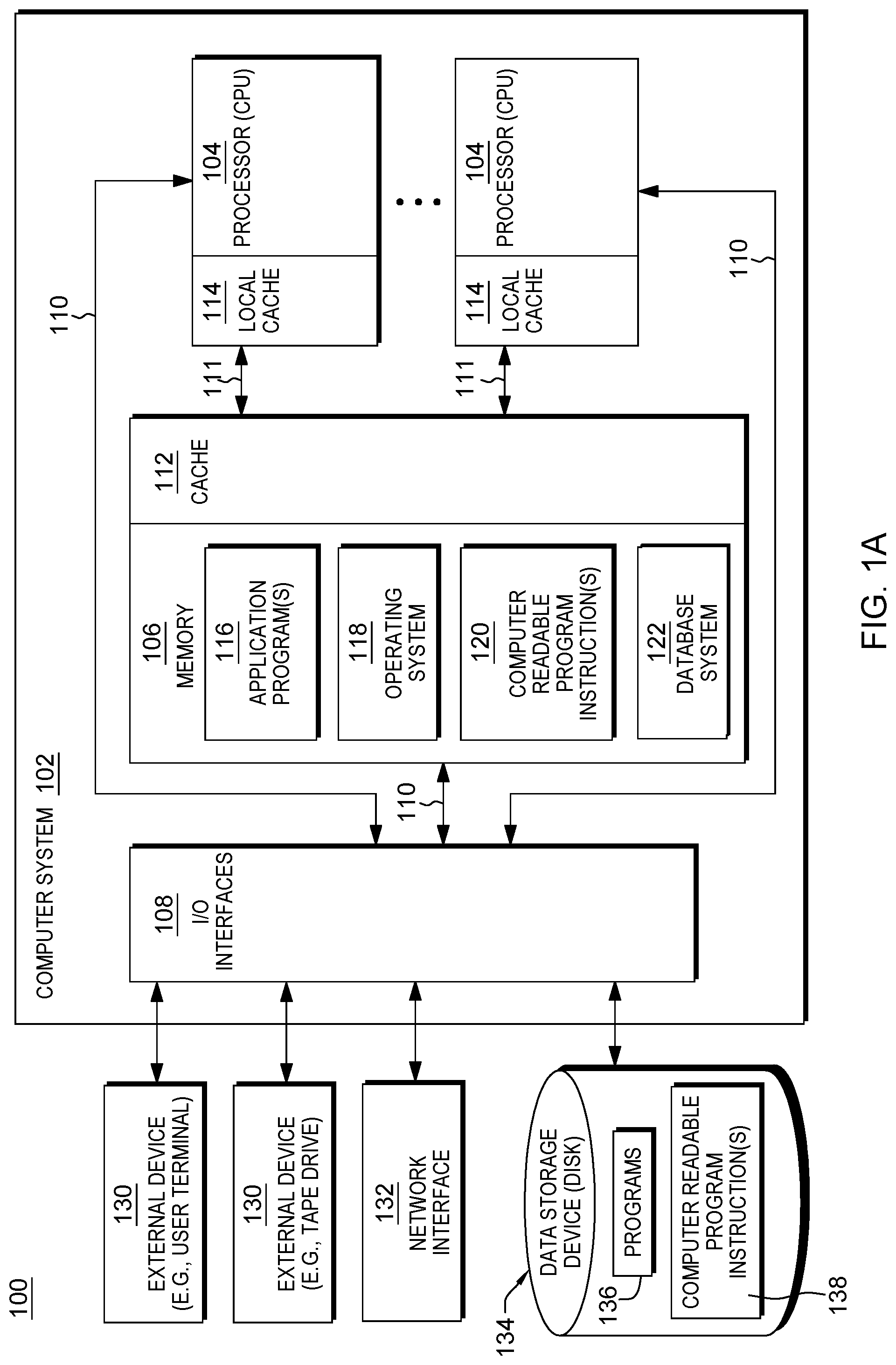 Patent US11775516 — Machine-learning-based, adaptive updating of quantitative data in database system — Figure 1