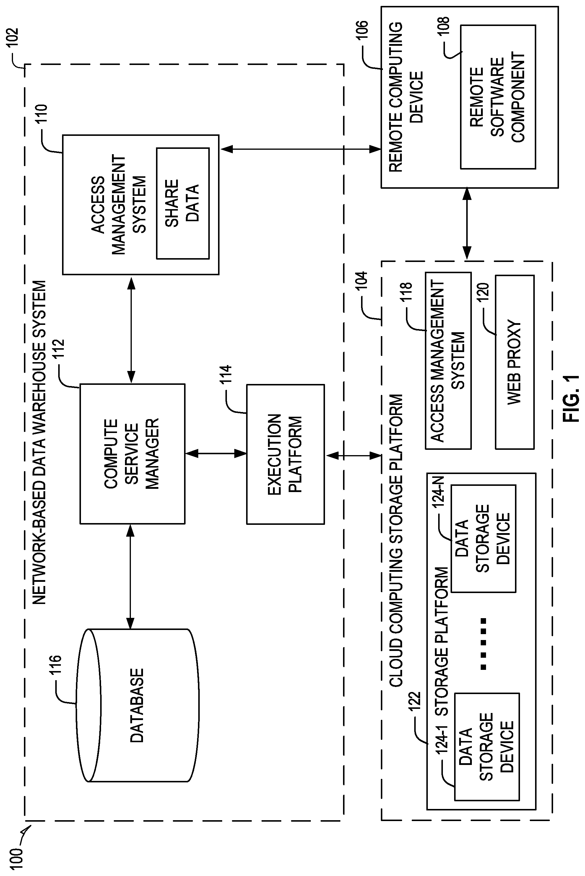Patent US11775563 — Low latency ingestion into a data system — Figure 1