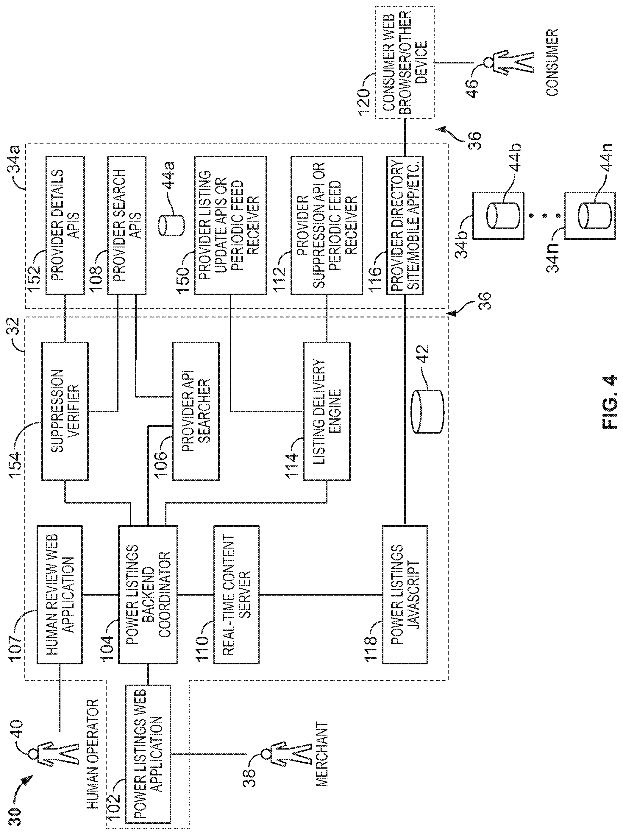 Patent US11775603 Figure 6 – Suppressing a duplicate listing from search results generated by a provider system