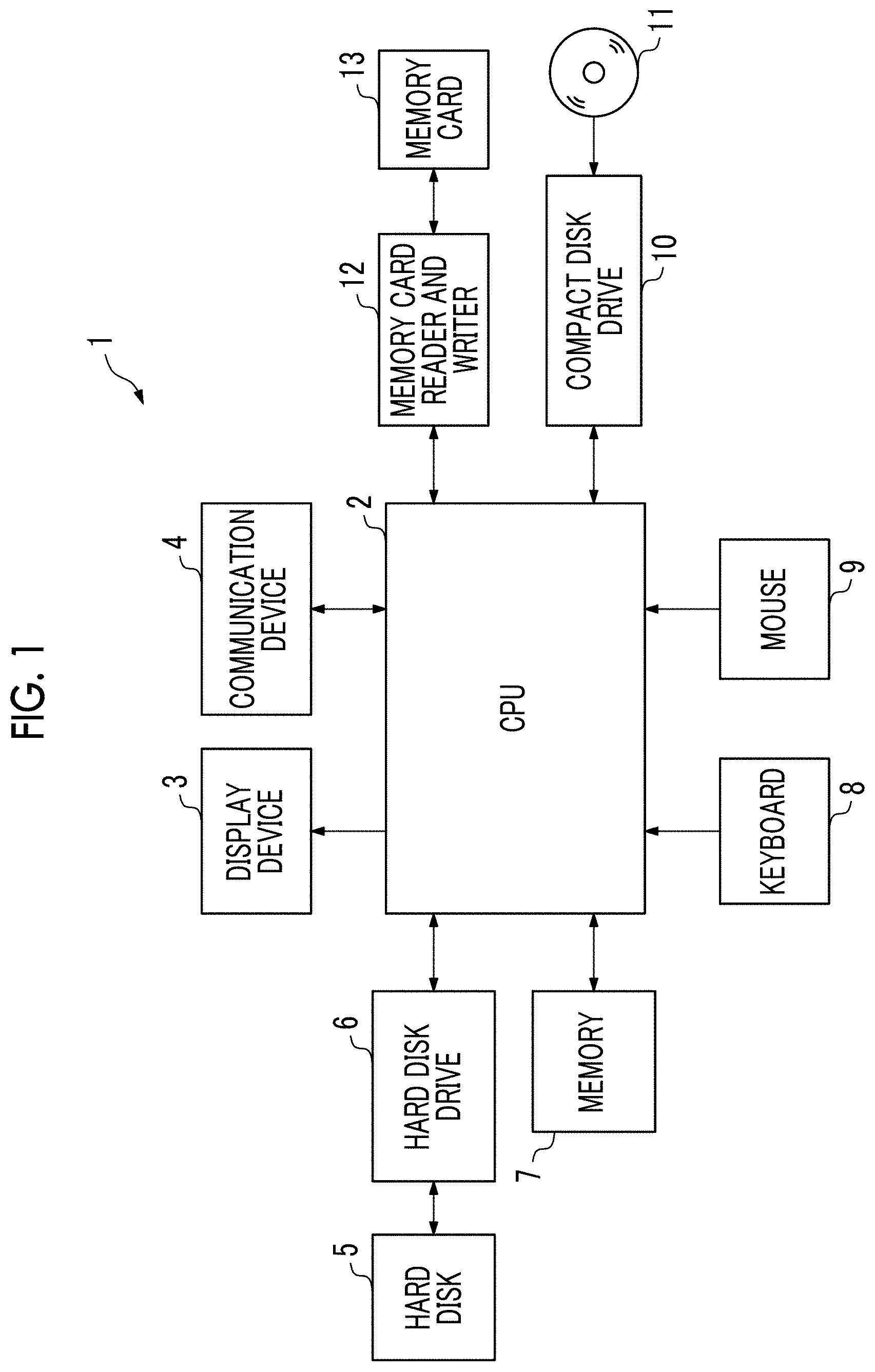 Patent US11775618 — Image processing device, image processing method, and image processing program for deciding a similarity between a captured image and a sample image — Figure 1